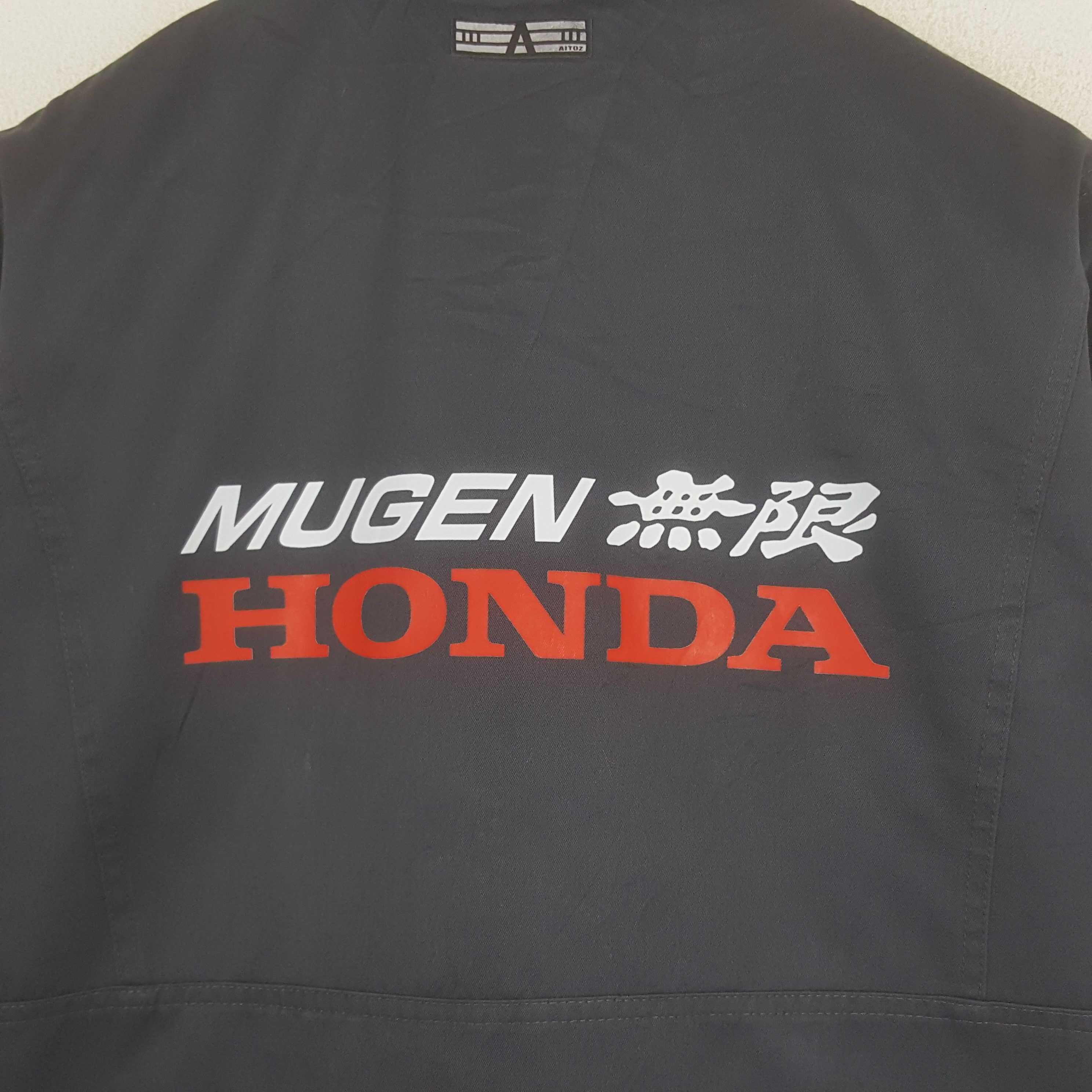 Honda × Vintage Vintage Mugen Honda Custom Art Zipper Uniform Worker Jacket Size US M / EU 48-50 / 2 - 2 Thumbnail