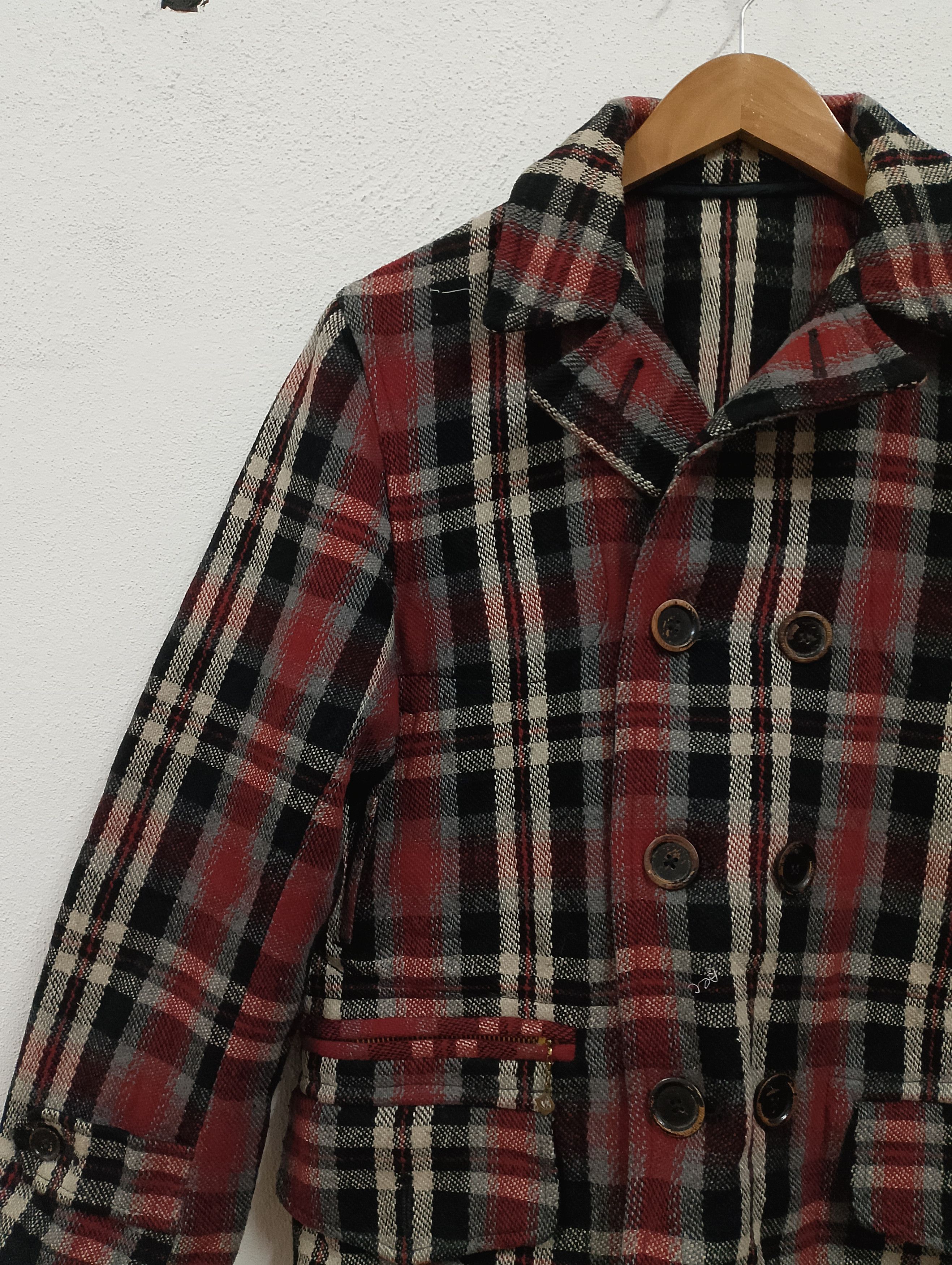 Warehouse Vintage 70s/80s Warehouse Plaid Coat Size US M / EU 48-50 / 2 - 4 Thumbnail