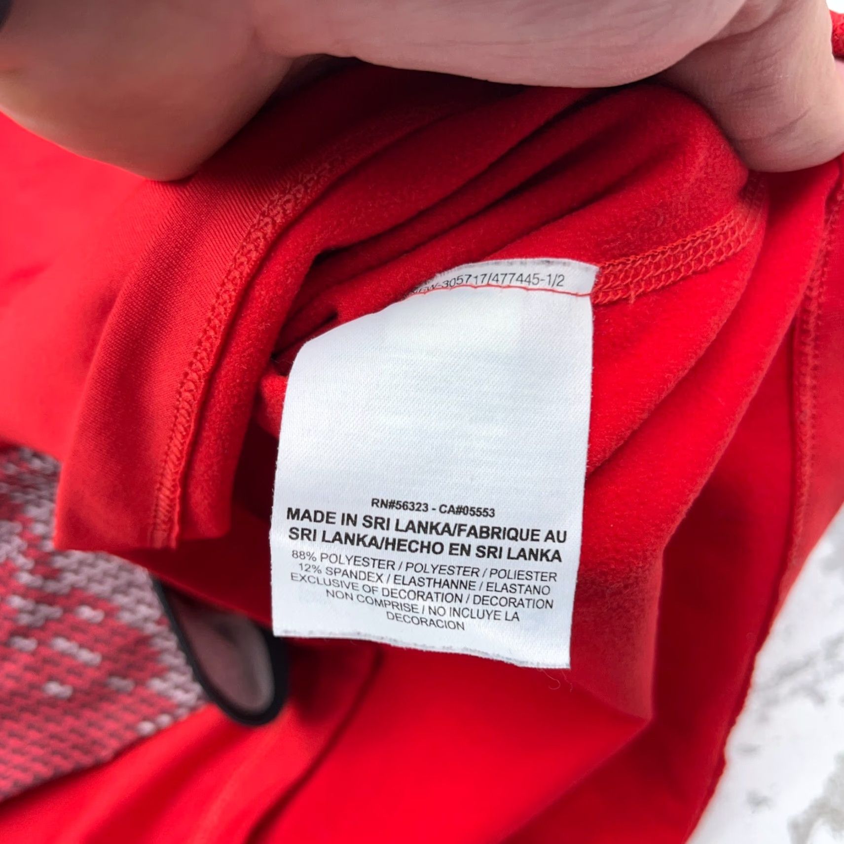 Nike Nike Pro Sweatshirt Women Medium Red Pullover Half Zip Performance Running Thin Size M / US 6-8 / IT 42-44 - 6 Thumbnail