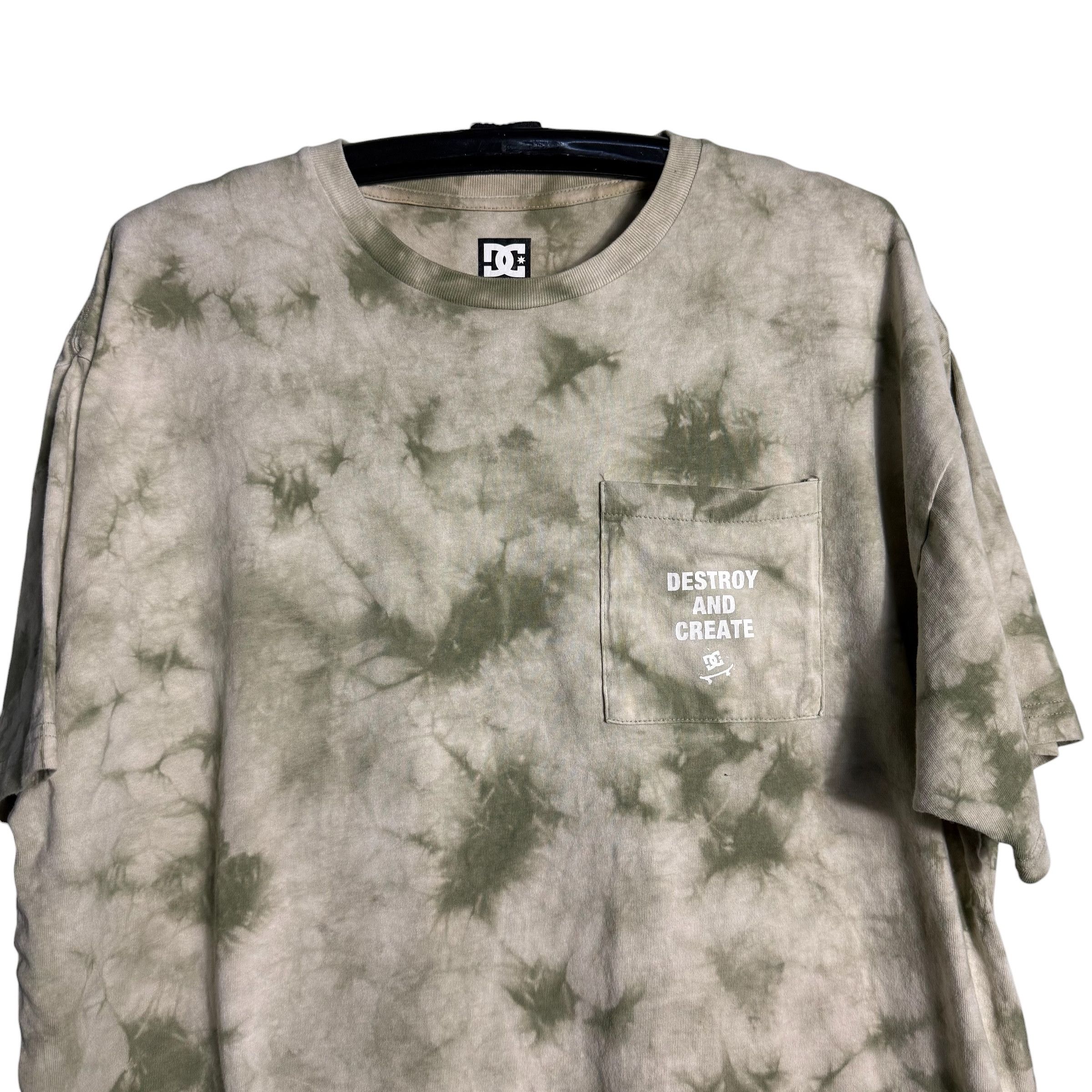 DC 🔥RARE🔥DC Skateboard 'Destroy and Create' Tie Dye T-shirt Size US M / EU 48-50 / 2 - 4 Thumbnail