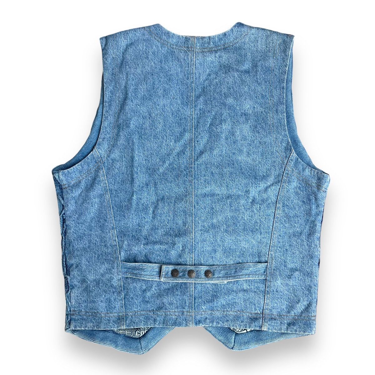 Coogi COOGI AUSTRALIA KNITTED BUTTON UP BUCKLE DENIM VEST JACKET Size US M / EU 48-50 / 2 - 7 Thumbnail