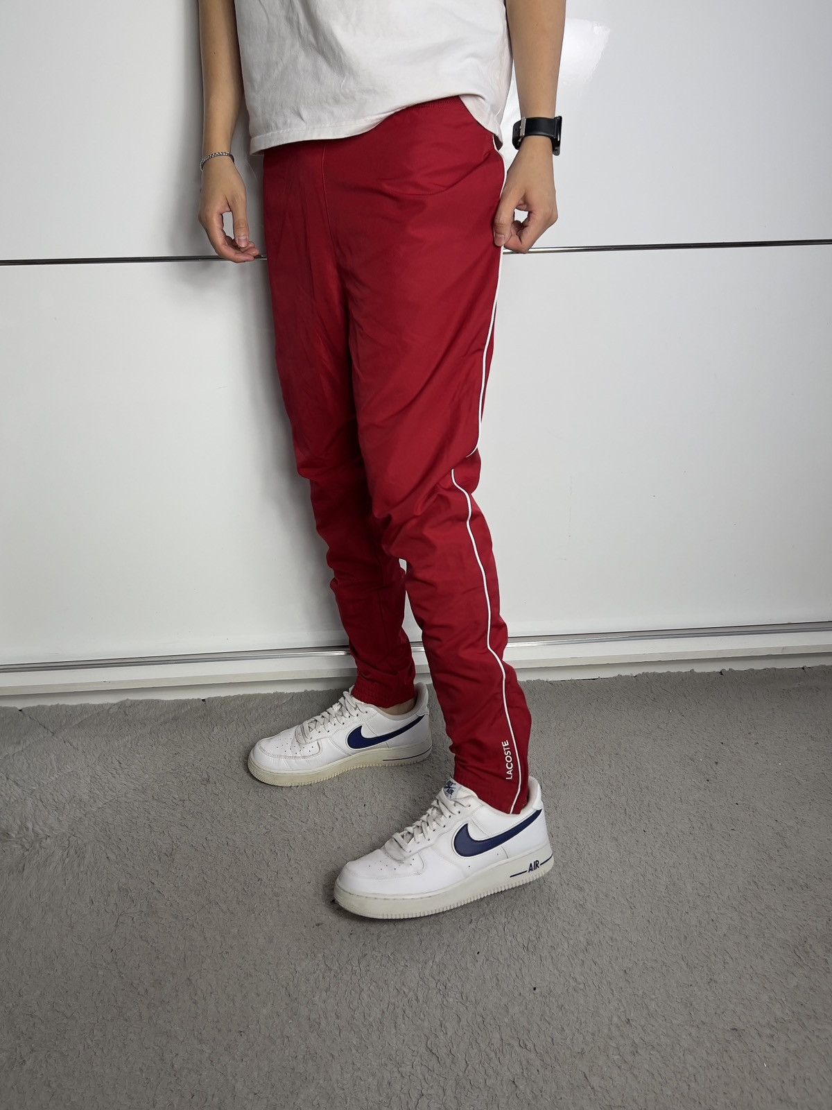 Lacoste Pants Lacoste Small Logo Red Size US 31 - 2 Thumbnail