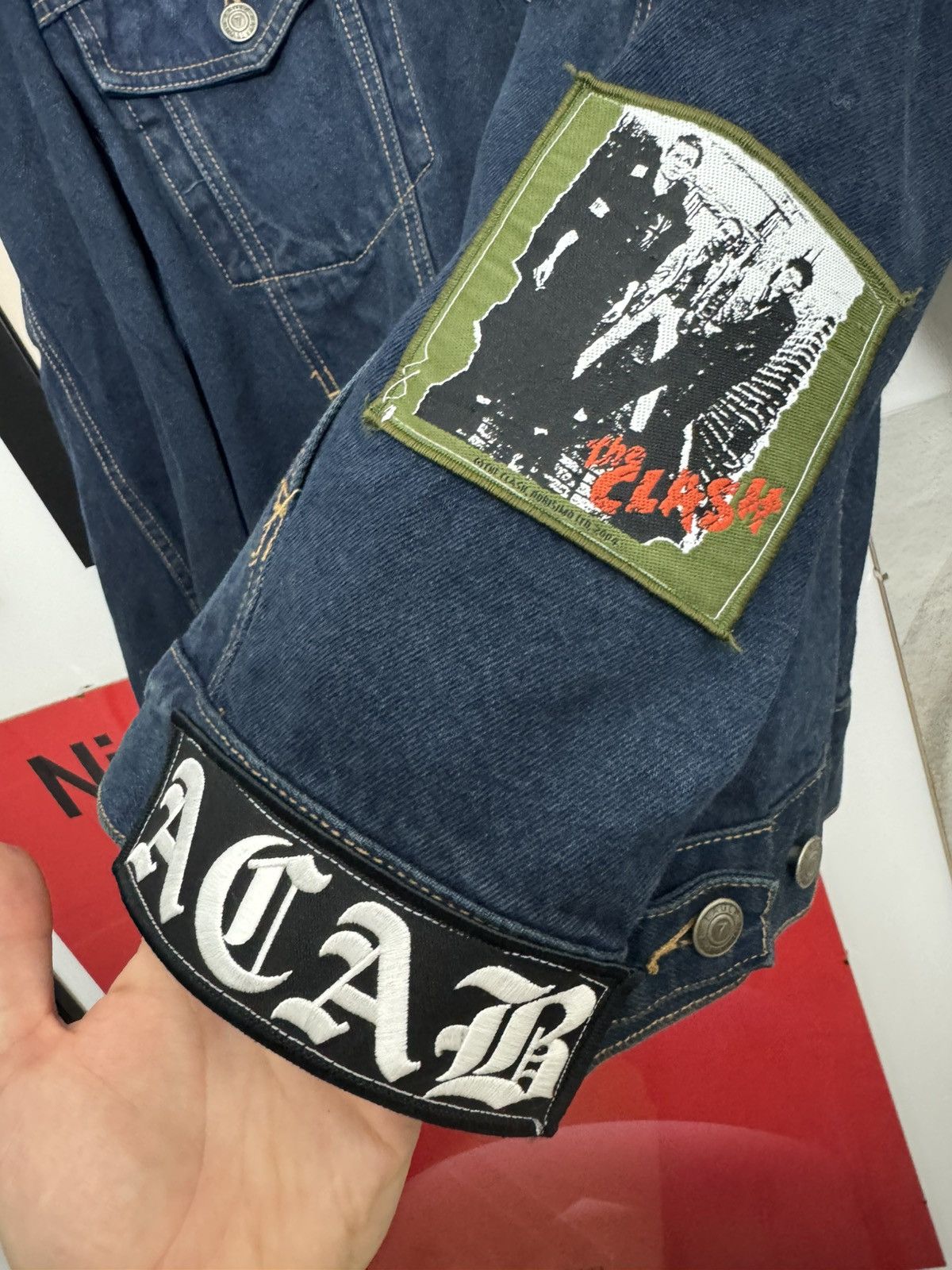 Band Tees Rare Metal Band Patches Denim Jacket Og License 90s Vintage Size US XXL / EU 58 / 5 - 4 Thumbnail