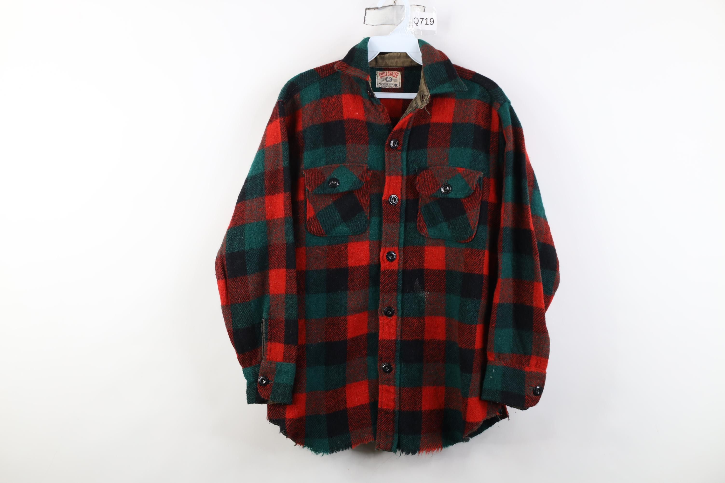 Vintage Vintage 50s 60s Streetwear Wool CPO Shirt Jacket Jac USA Size US S / EU 44-46 / 1 - 1 Thumbnail