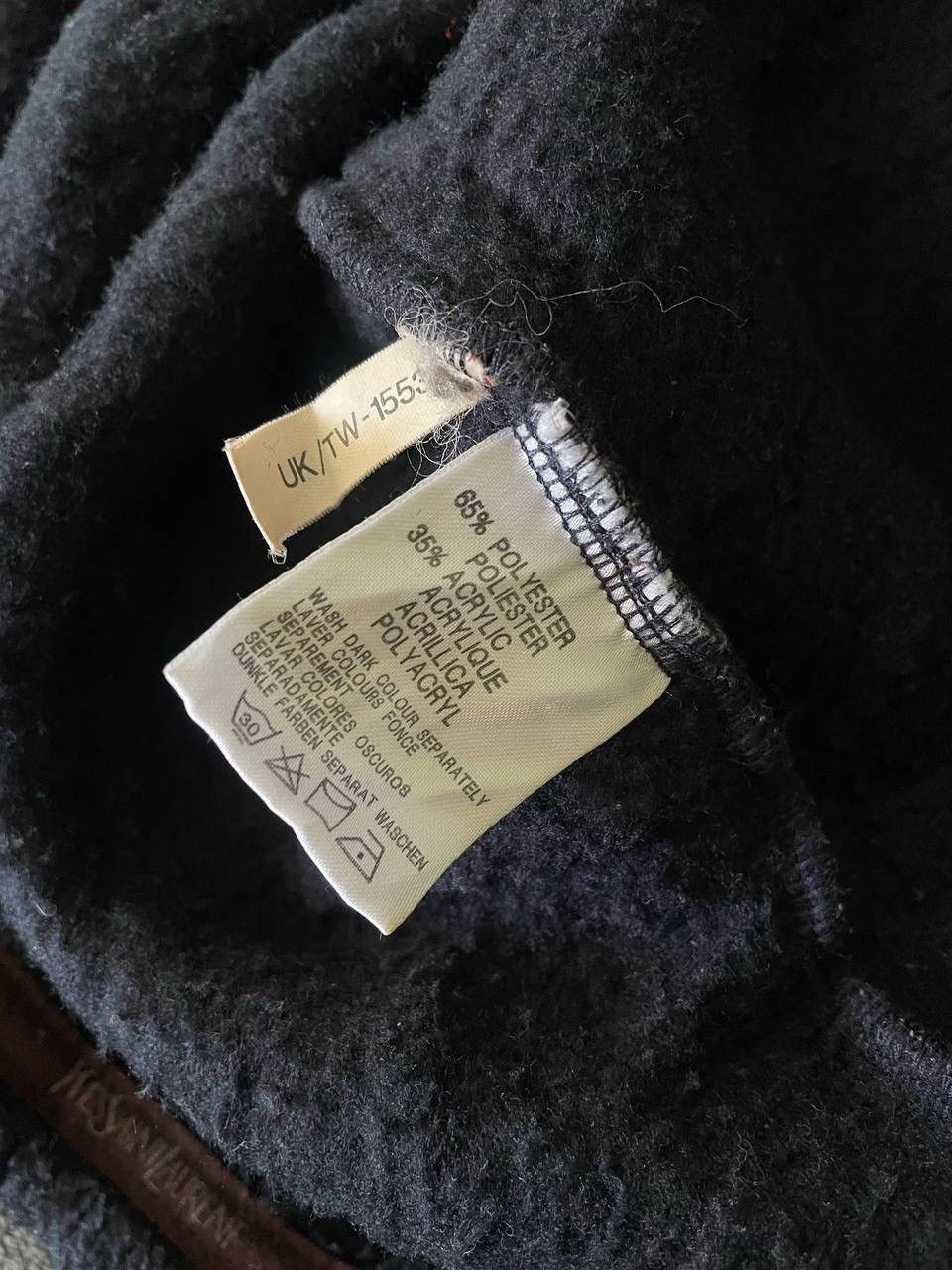 Yves Saint Laurent Yves Saint Laurent Men Vintage Blue 1/3 Zip Fleece Size M Size US M / EU 48-50 / 2 - 9 Thumbnail