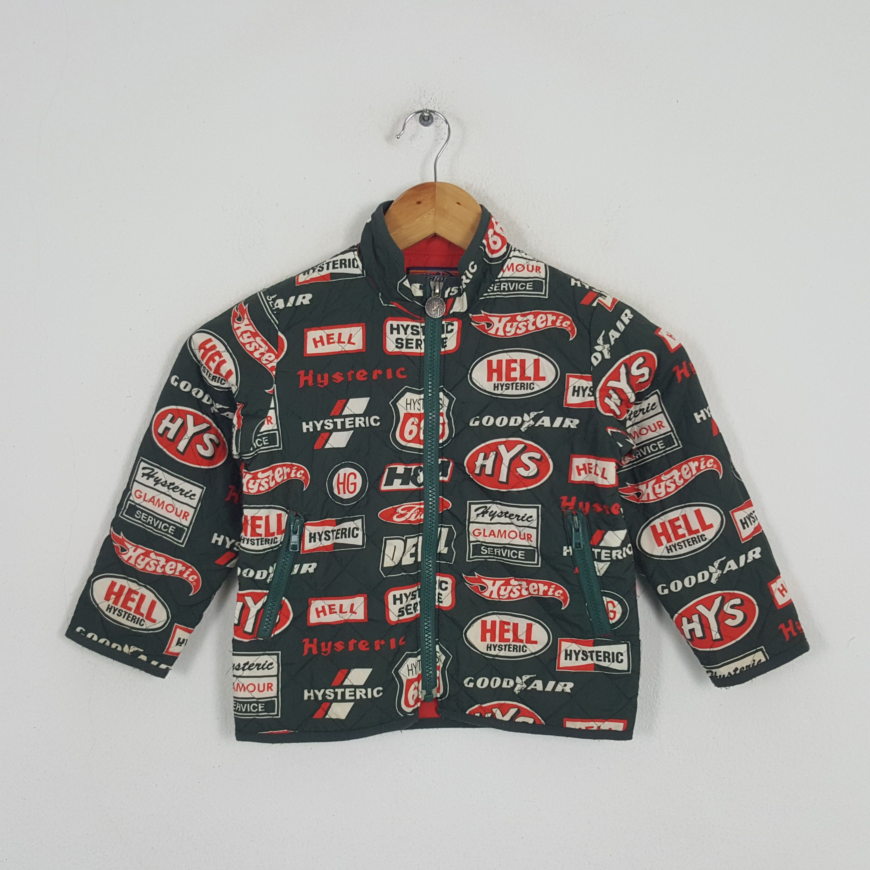 Hysteric Glamour × Japanese Brand × Vintage Vintage Hysteric Glamour Japanese Racing Art Kids Jacket Size US XXS / EU 40 - 1 Thumbnail