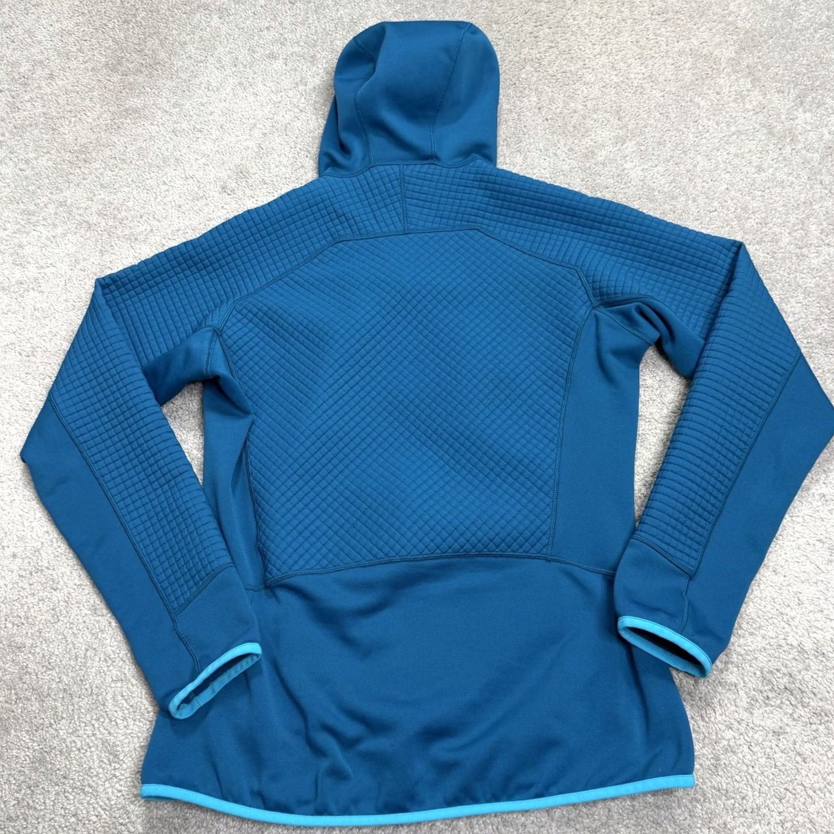 Patagonia Patagonia Jacket Womens Medium Blue Dual Aspect Hoody Full Zip Polartec Power Dry Stretch Hooded Size M / US 6-8 / IT 42-44 - 6 Thumbnail