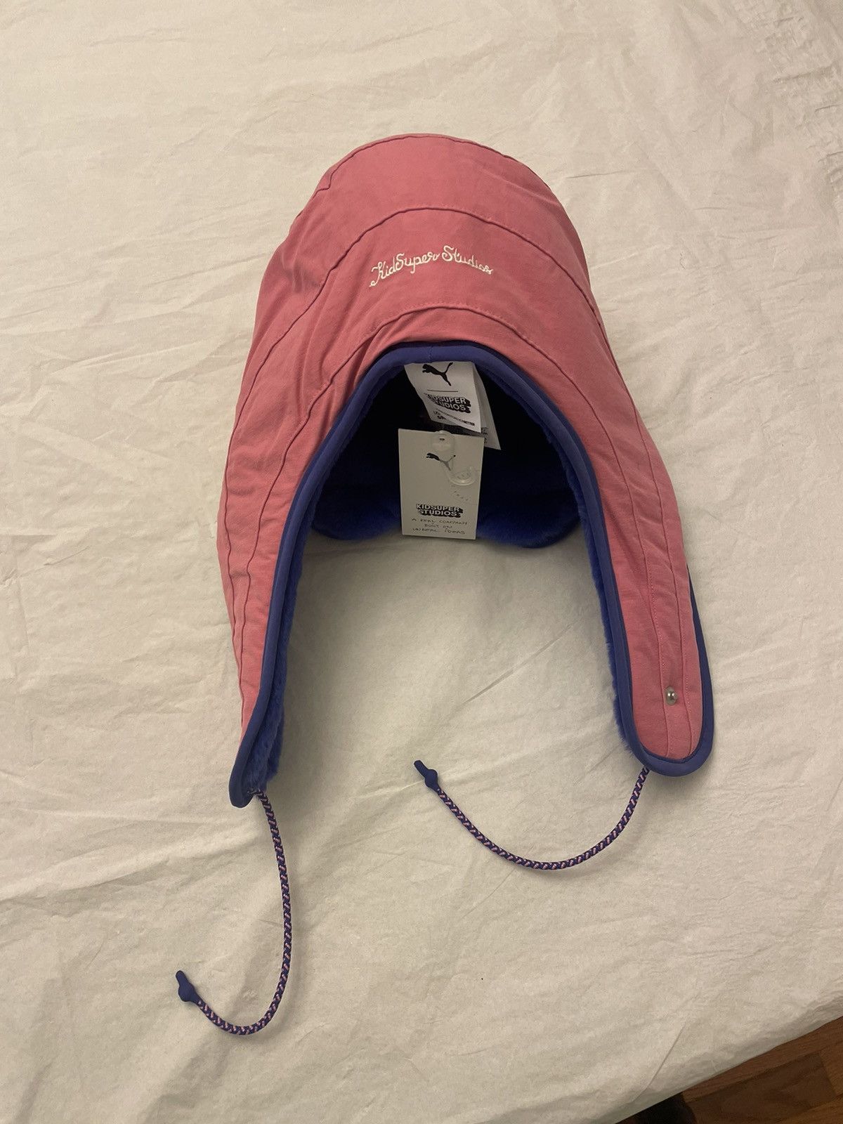 KidSuper × Puma Kidsuper Pink Trapper Cap Size ONE SIZE - 2 Thumbnail