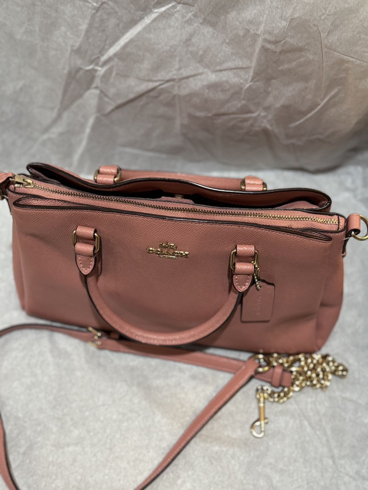 Coach Pink Coach Sage Carryall Satchel Crossbody Shoulder bag Size ONE SIZE - 6 Thumbnail