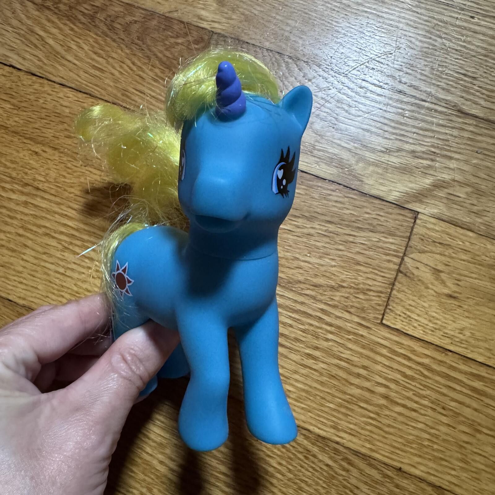 Other My Pony MLP Figure Blue Yellow Hair Purple Sun Size ONE SIZE - 2 Thumbnail