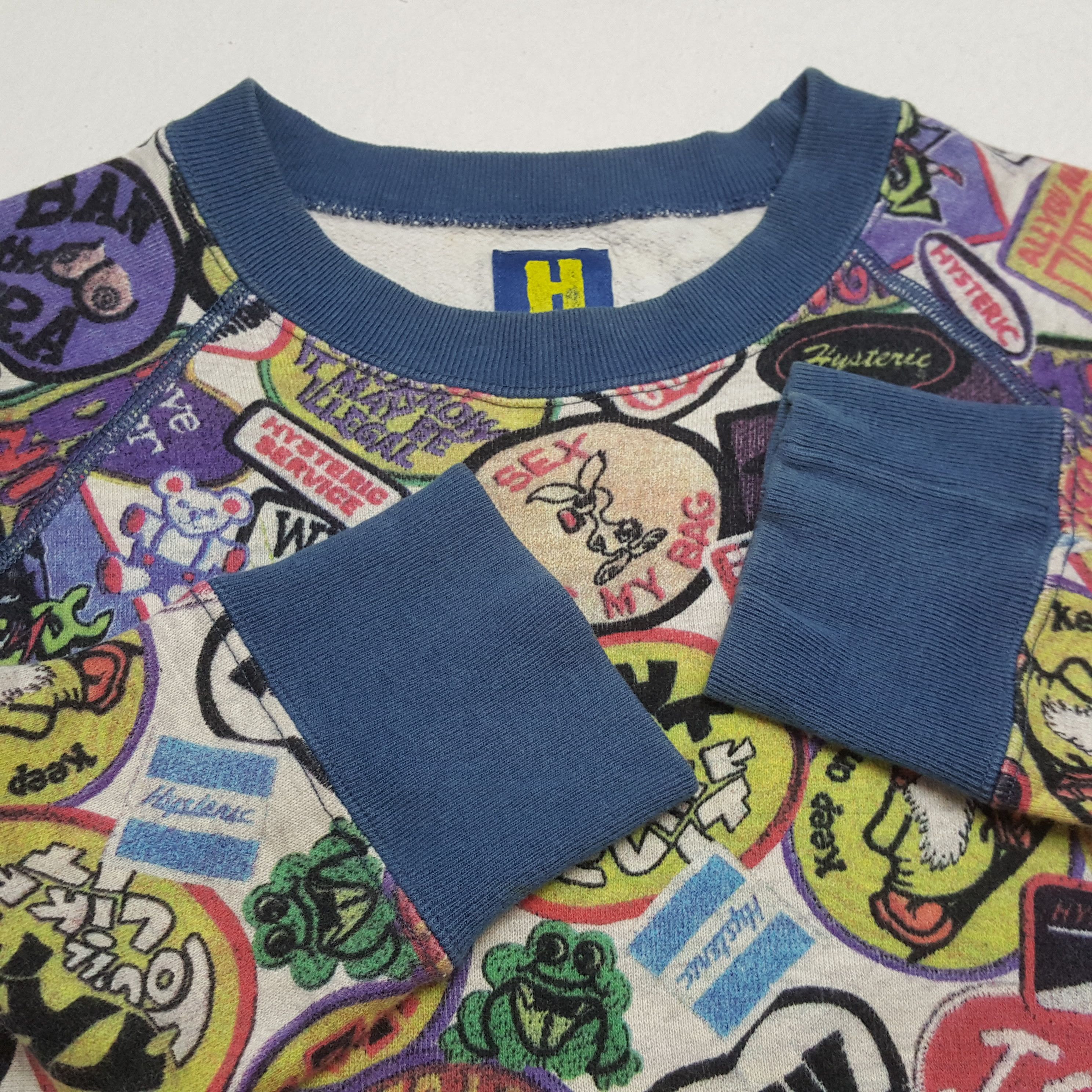 Hysteric Glamour × Japanese Brand × Vintage Vintage HYSTERIC GLAMOUR Japanese Fashion Brand Sweatshirts Size XS / US 0-2 / IT 36-38 - 8 Thumbnail