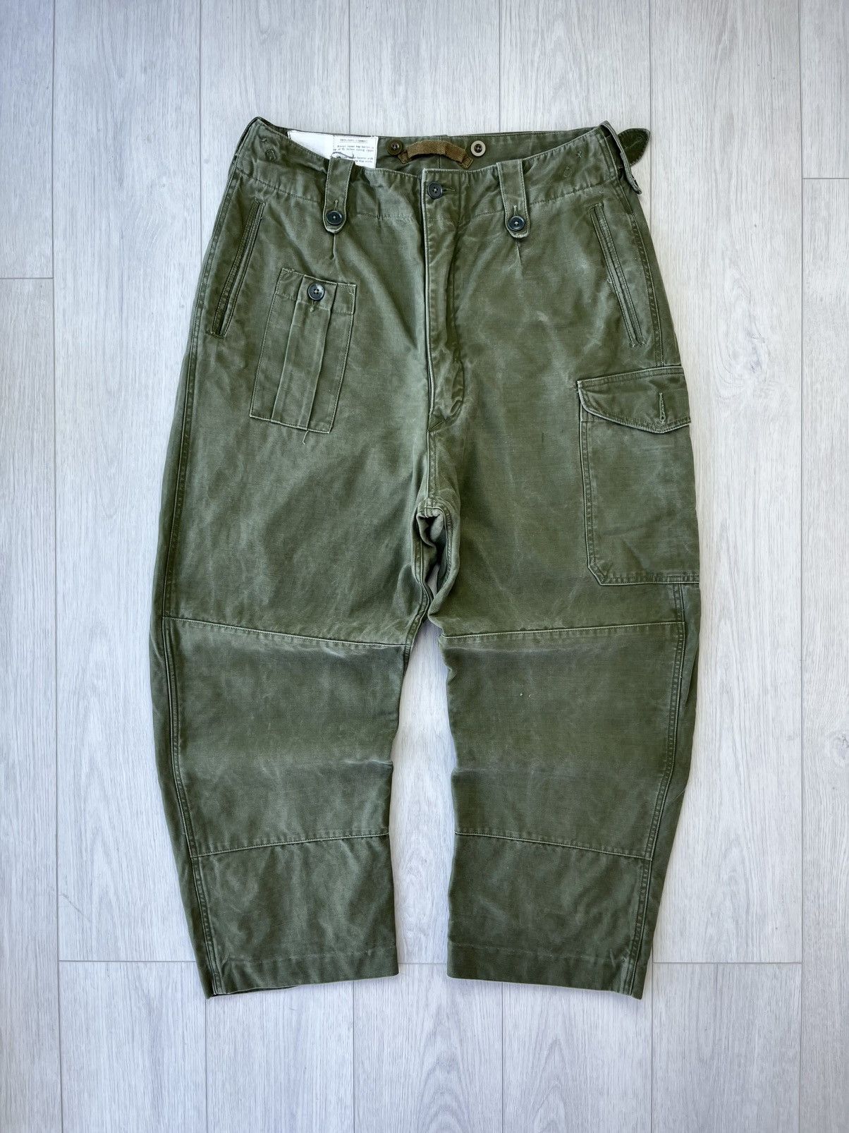 British Army 1960 Pattern Faded Combat Trousers Vintage Rare 