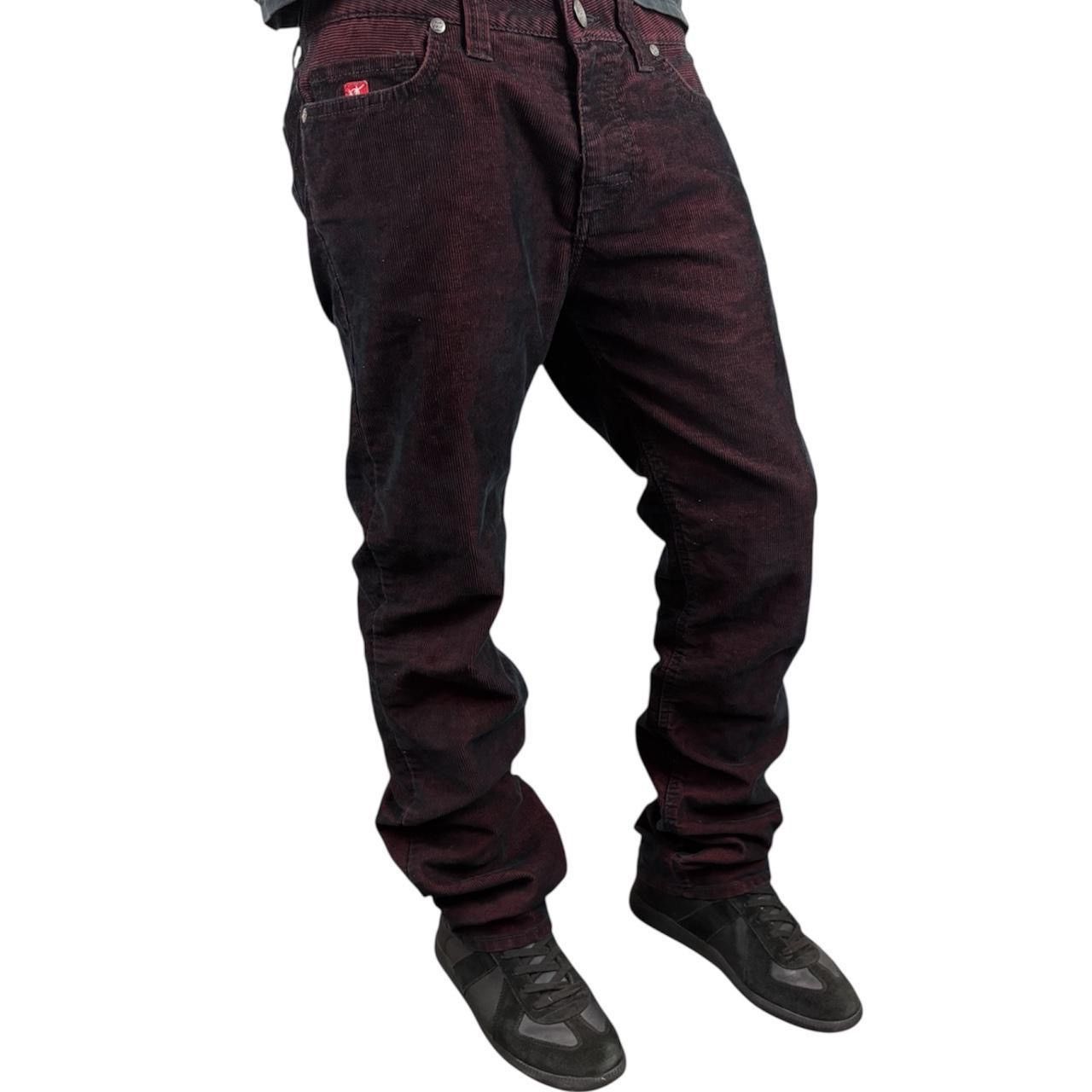 Vans Y2K Vans Red and Black Corduroy 5 Pocket Pants Size US 32 / EU 48 - 1 Thumbnail