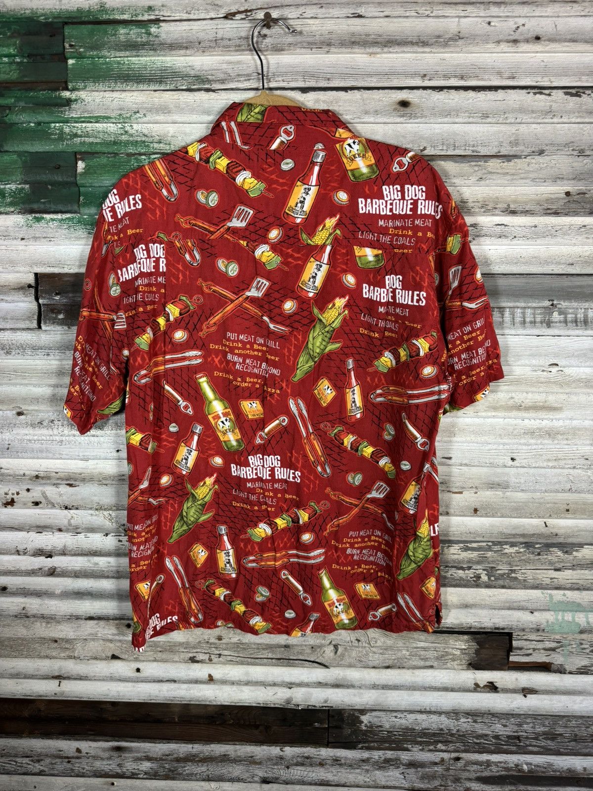 Big Dogs × Vintage Vintage Big Dog Hawaiian Shirt Size US M / EU 48-50 / 2 - 2 Thumbnail