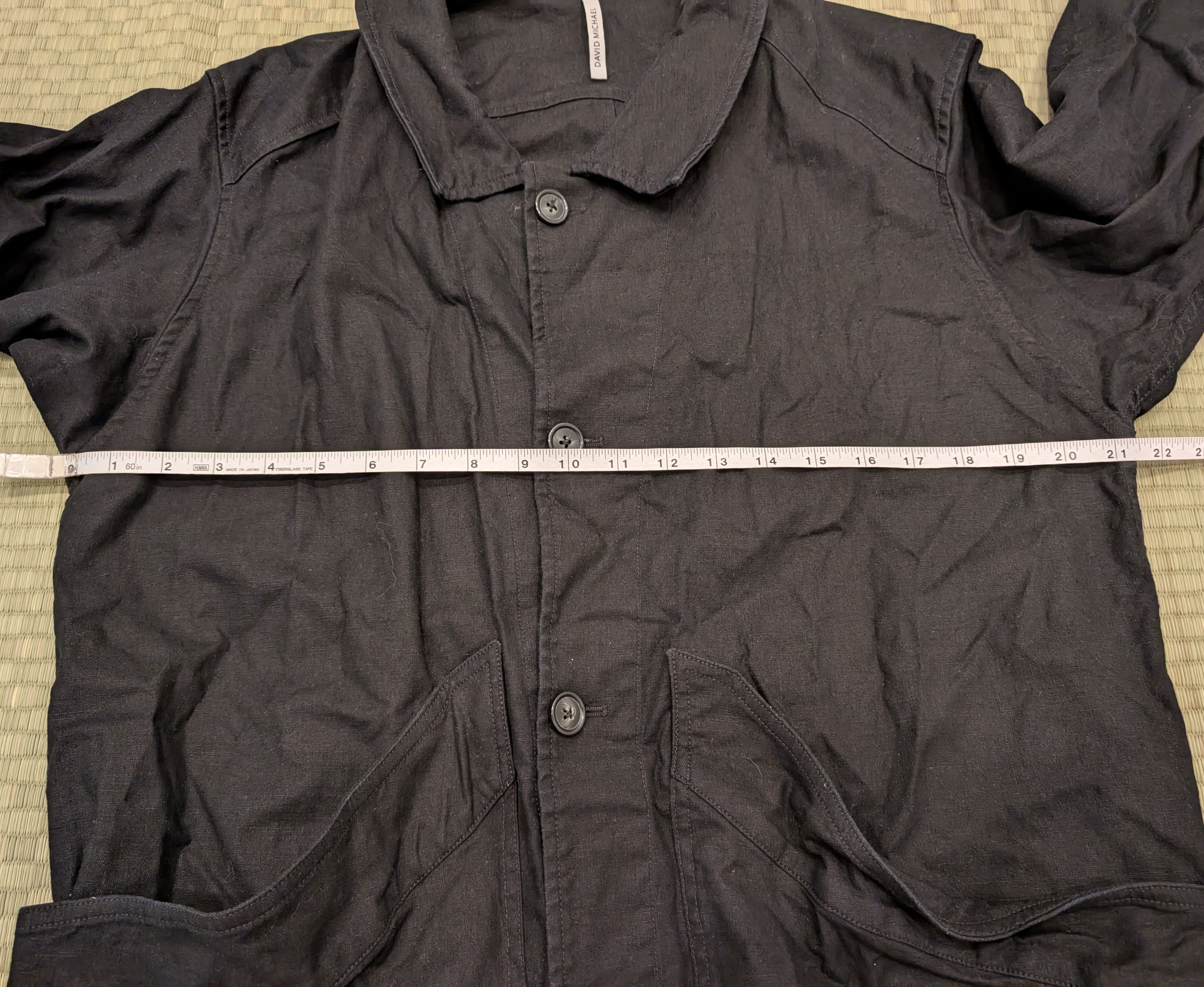 Other David Michael 100% Linen Chore Coat Made in USA Size US XL / EU 56 / 4 - 5 Thumbnail