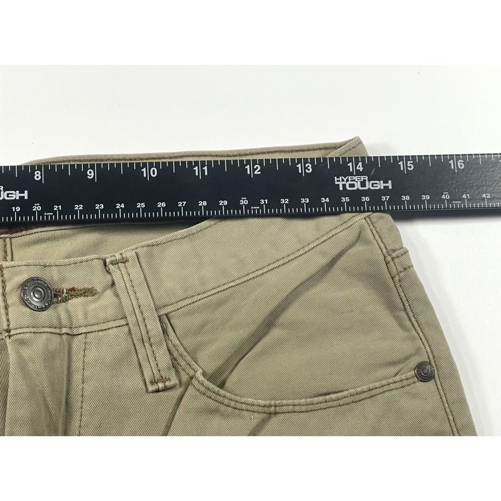 Vintage Arizona Jeans Co. Straight Cut Men’s Beige Cotton Denim Jeans Size 29Wx30L Size US 29 - 3 Thumbnail