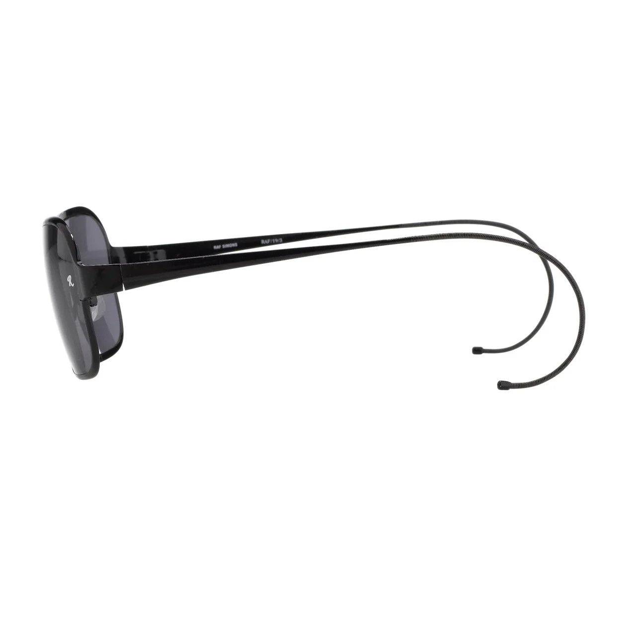 Raf Simons Raf Simons Sunglasses Rectangular Black and Grey Size ONE SIZE - 12 Thumbnail