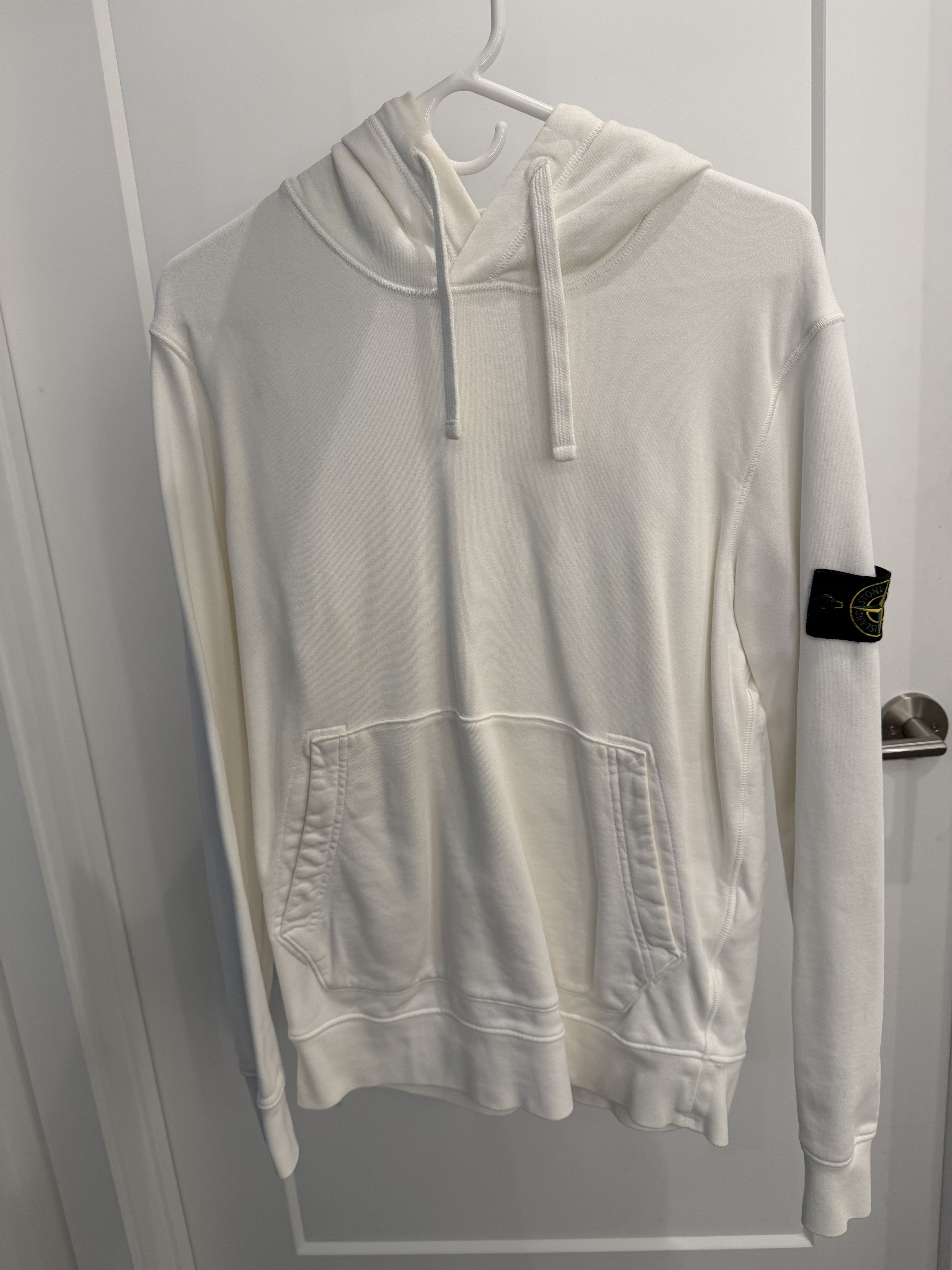 Stone Island Stone Island White Hoodie Size US S / EU 44-46 / 1 - 1 Thumbnail
