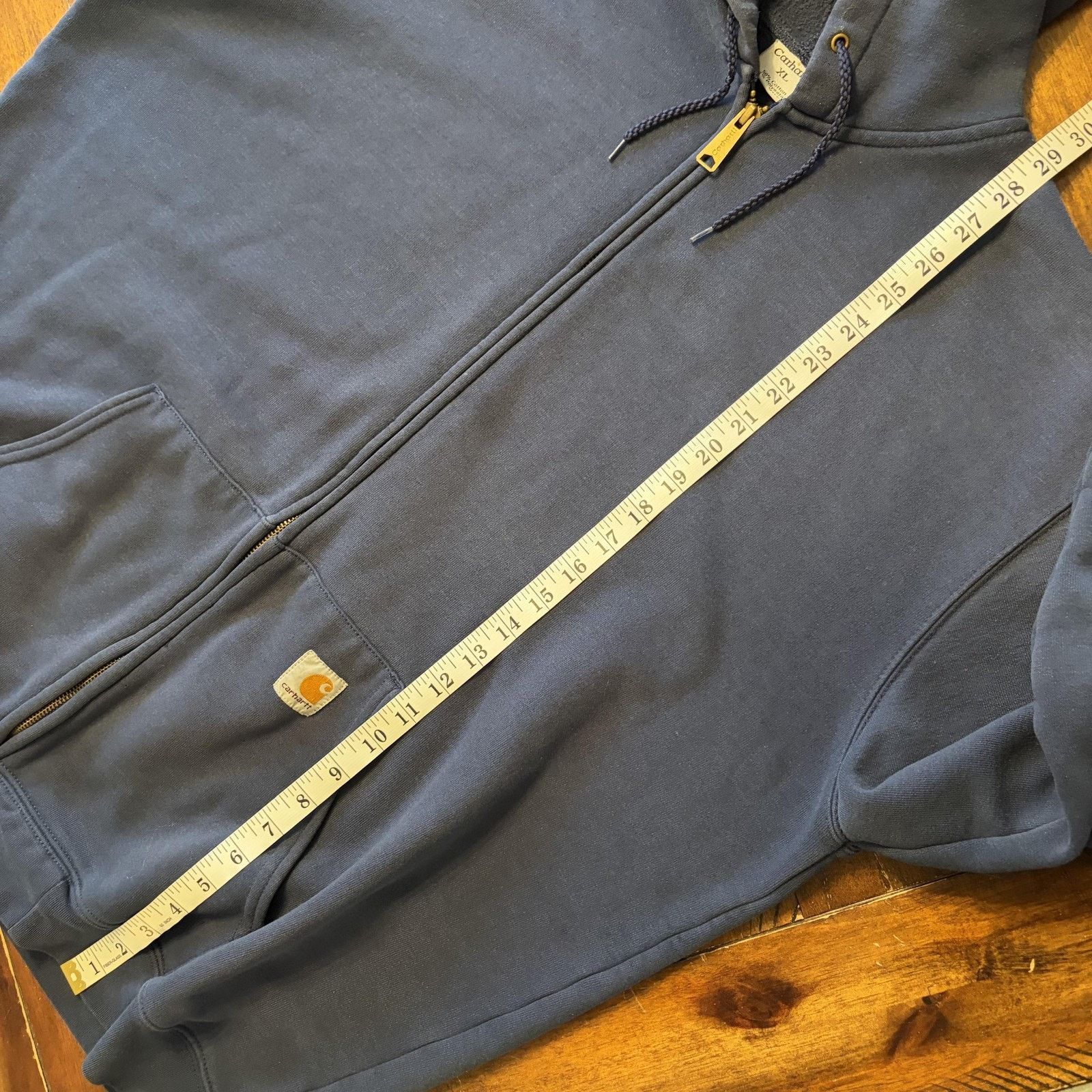 Carhartt Carhartt Hoodie Sweatshirt Mens XL Fleece Full Zip Workwear Size US XL / EU 56 / 4 - 9 Thumbnail