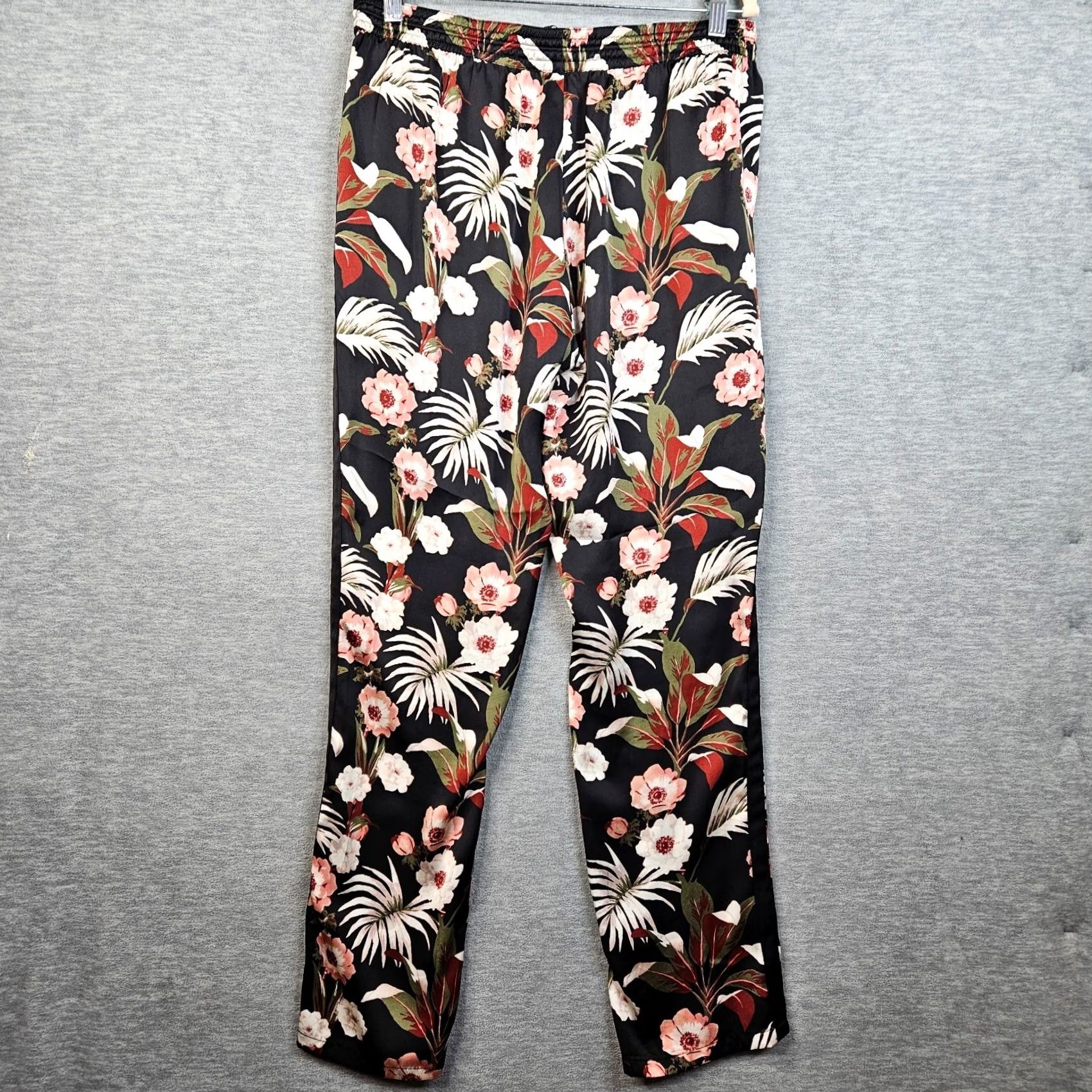 Maison Scotch Maison Scotch Miamo Deco Black Floral Printed Pull On Casual Pants Regular XS? No, Size 3 Womens Pants Size 26" / US 2 / IT 38 - 3 Thumbnail