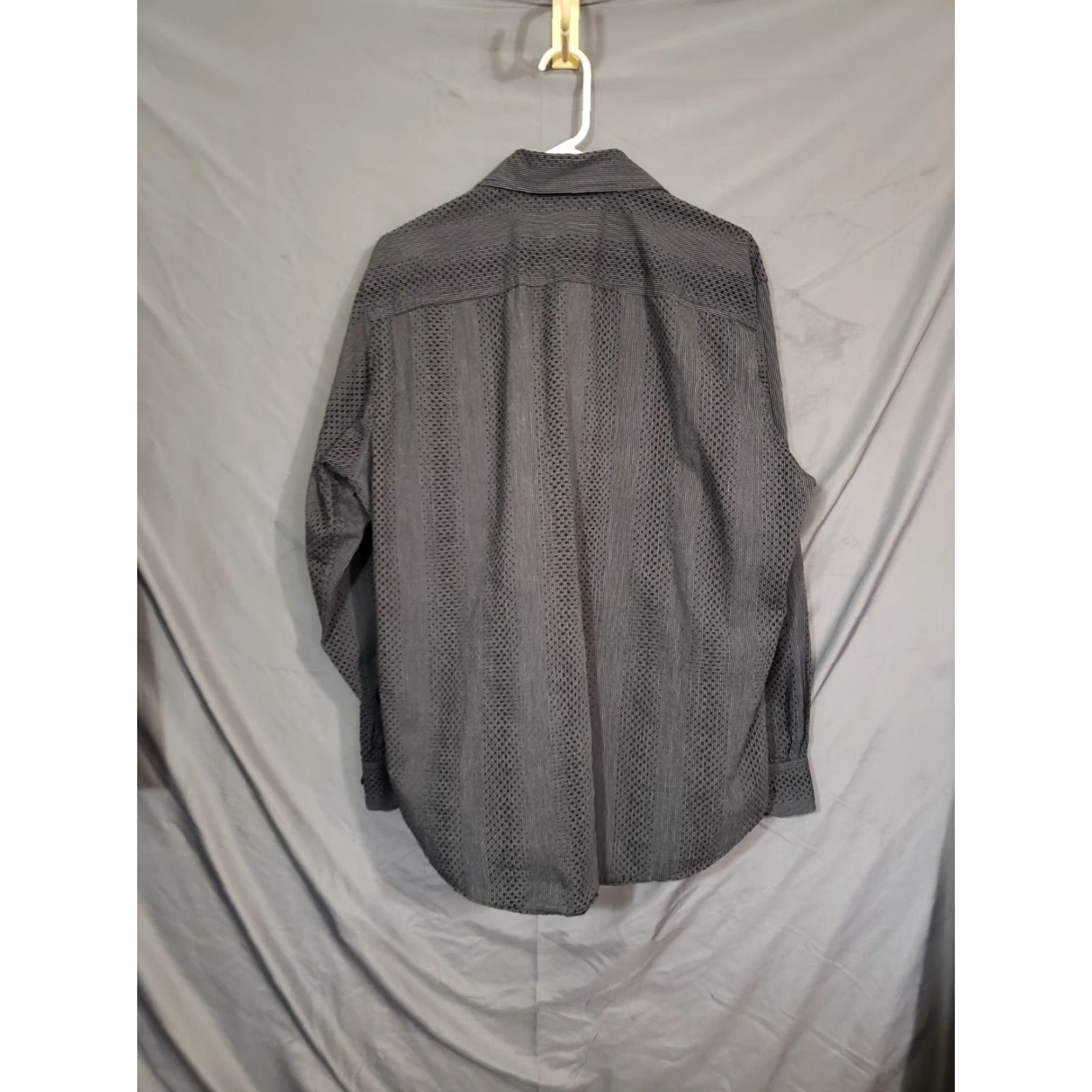 Vintage Blue Brand Shirt XL Black Diamonds Fashionable Warm Soft Elongated Dark Size XL / US 12-14 / IT 48-50 - 2 Thumbnail