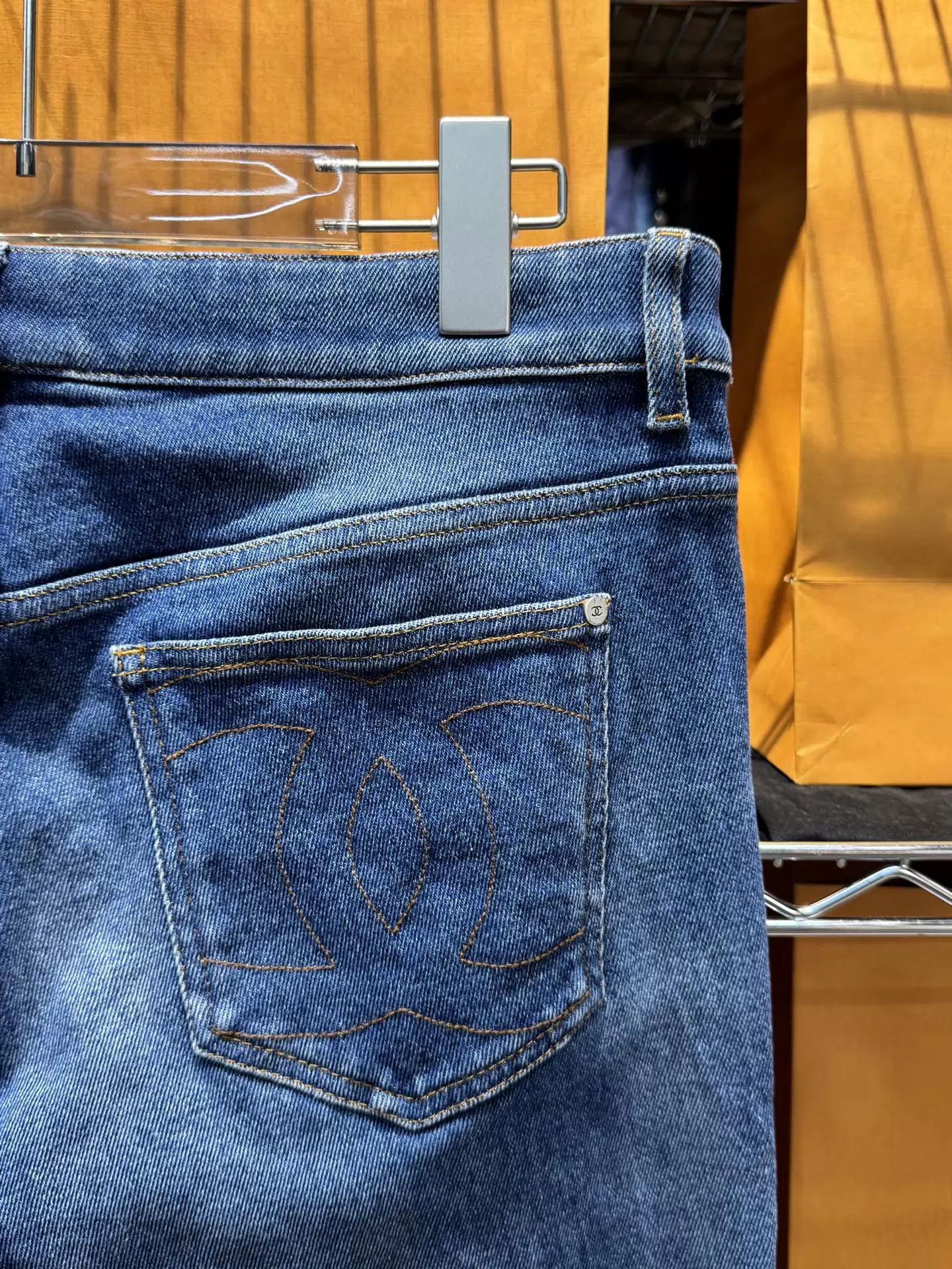 Chanel Chanel Side Color Block Tweed Classic Fit Denim Jeans Size 30" / US 8 / IT 44 - 5 Thumbnail