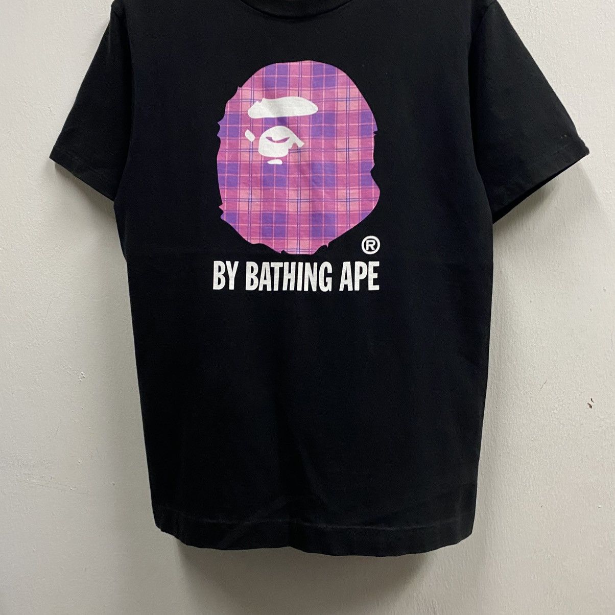 Bape Bape Check By Bathing Ape Tee Size US M / EU 48-50 / 2 - 4 Thumbnail