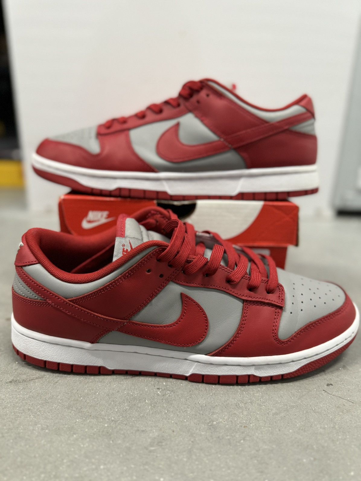 image of Used Dunk Low “Unlv” Shoes in Red/Grey, Men's (Size 11.5)