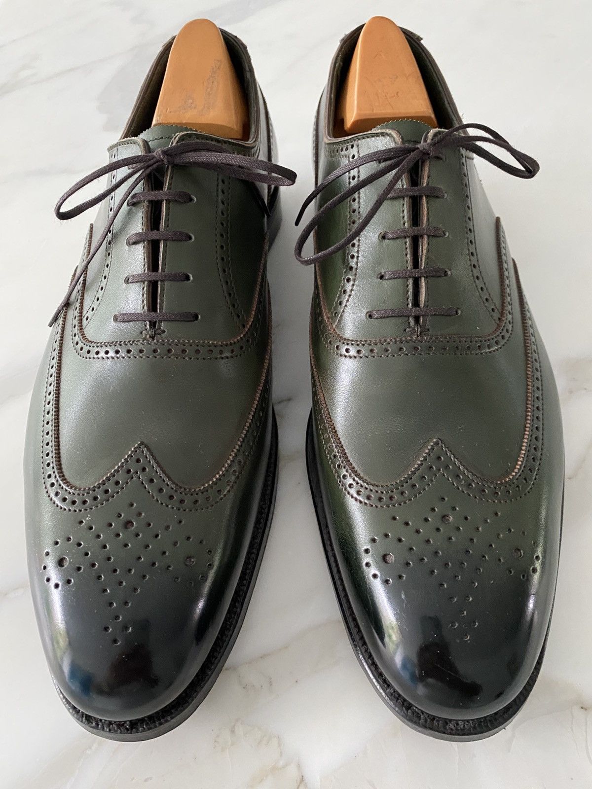 Crockett & Jones Crockett & Jones Atherston Handgrade Collection Oxford UK8.5 Size US 9.5 / EU 42-43 - 1 Thumbnail