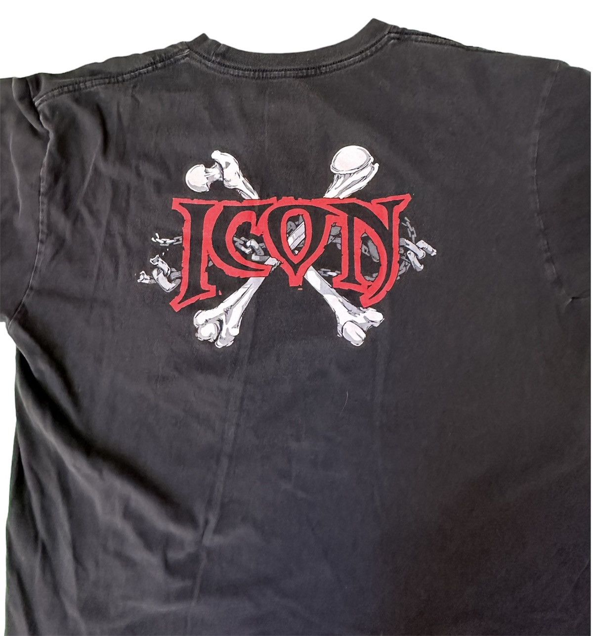 Japanese Brand × Vintage Black Skull Icon Tee Size US L / EU 52-54 / 3 - 2 Thumbnail