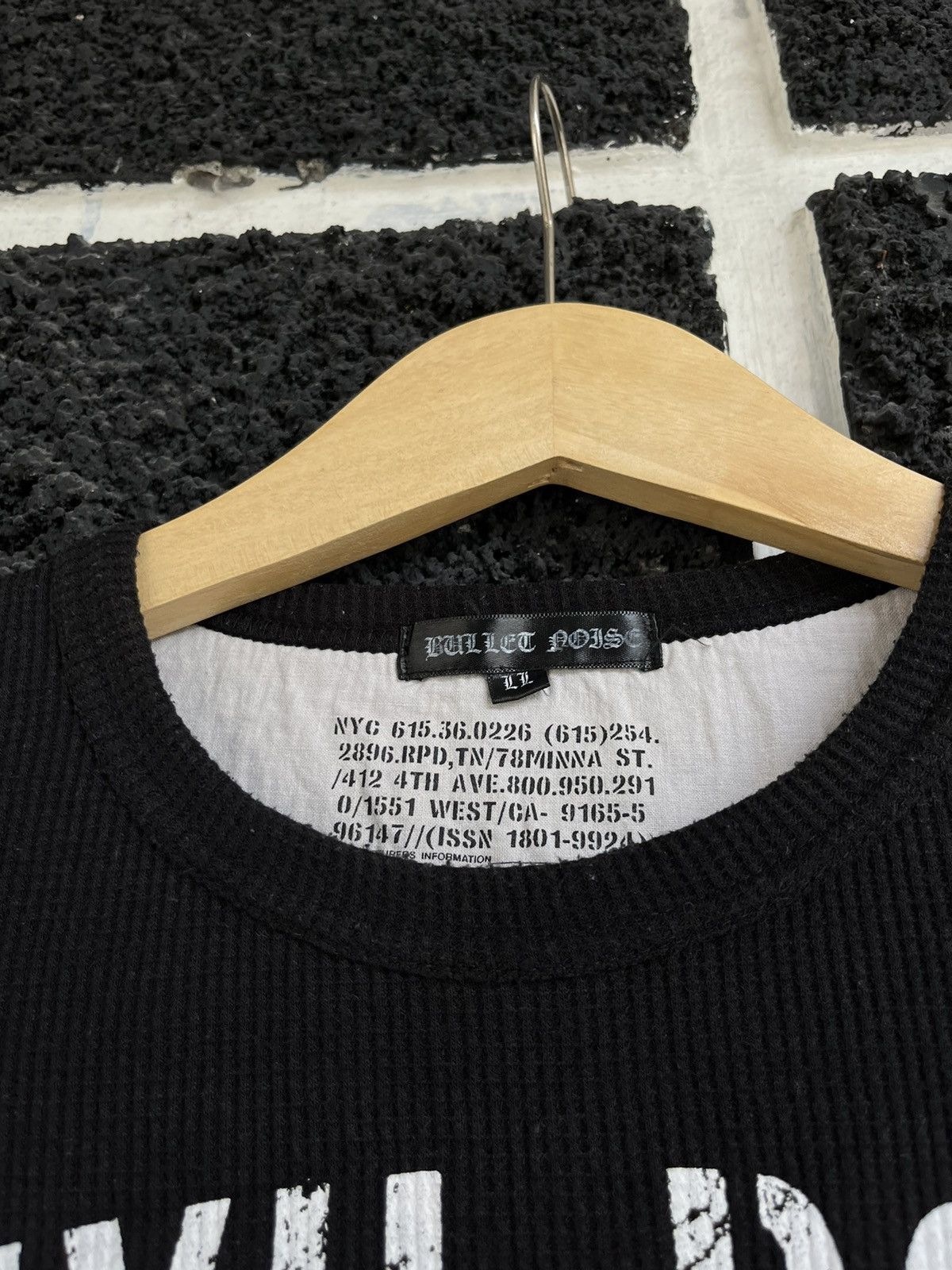 Bullet Noise Bullet Noise “Devil Dog” Dept. Of Navy Knit T-shirt Size US L / EU 52-54 / 3 - 7 Thumbnail