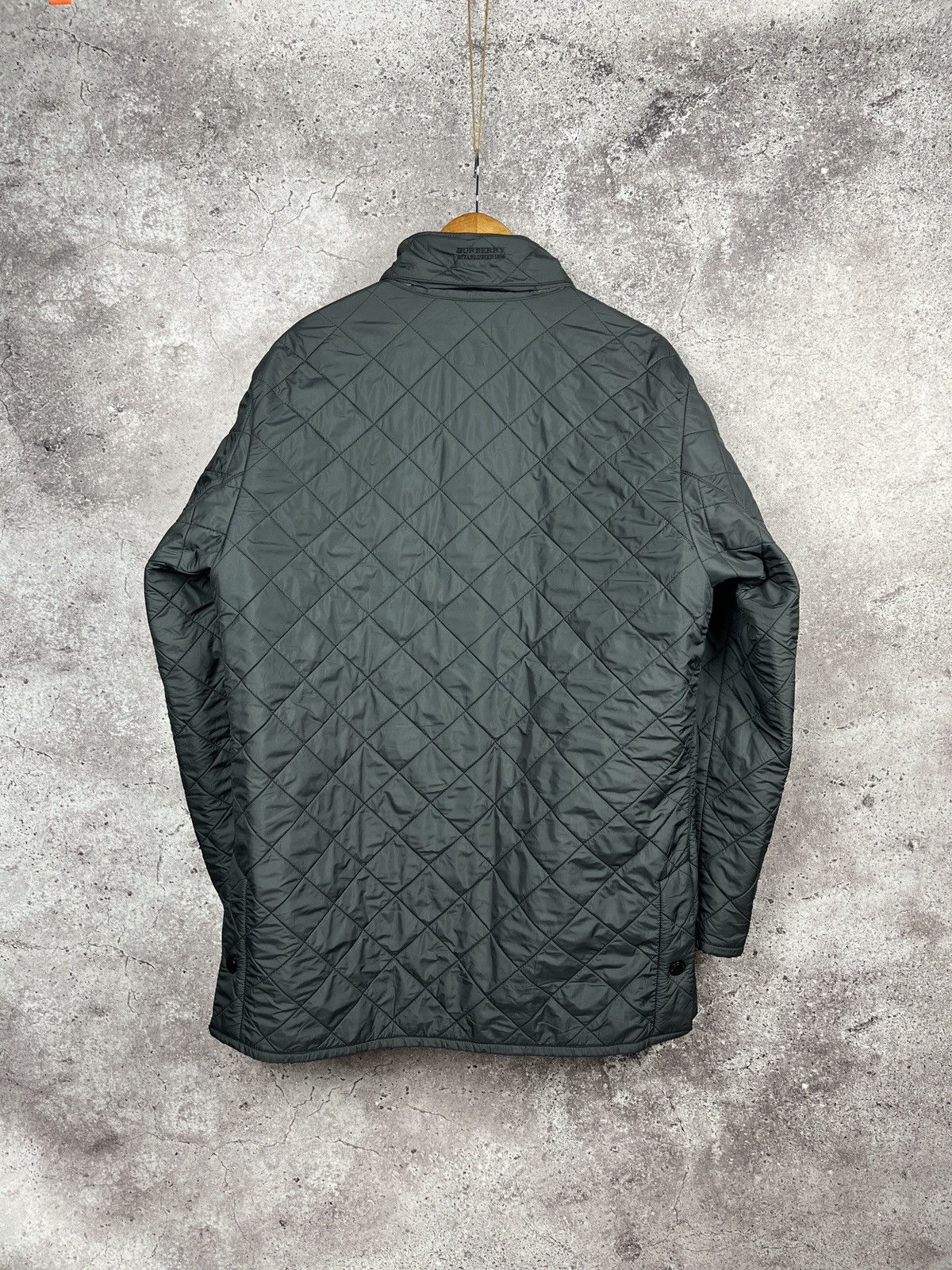 Burberry × Vintage Vintage🔥Burberry London Quilted Jacket Size US L / EU 52-54 / 3 - 2 Thumbnail