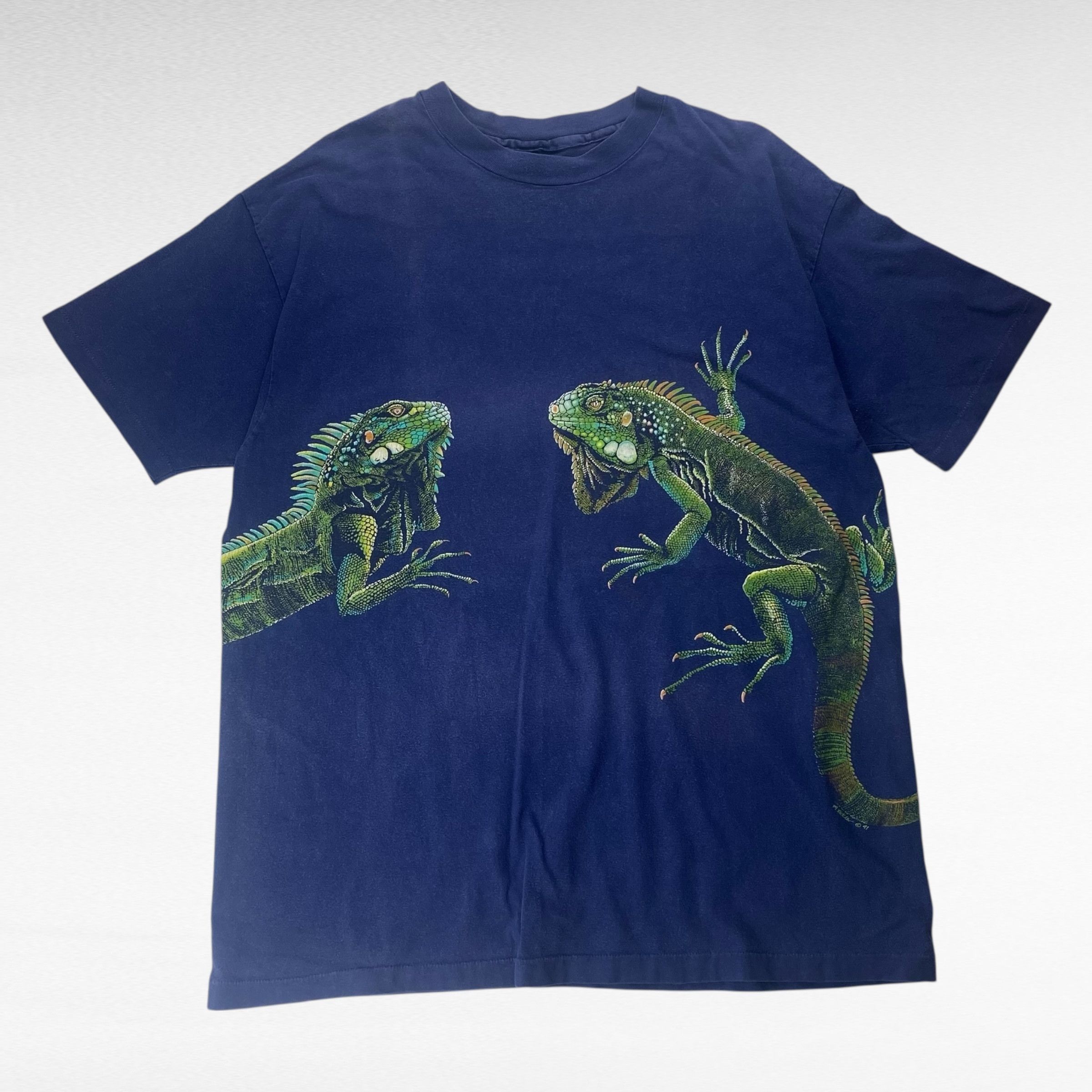 Vintage unknown 90s T-Shirt Blue Size L Size US L / EU 52-54 / 3 - 1 Thumbnail