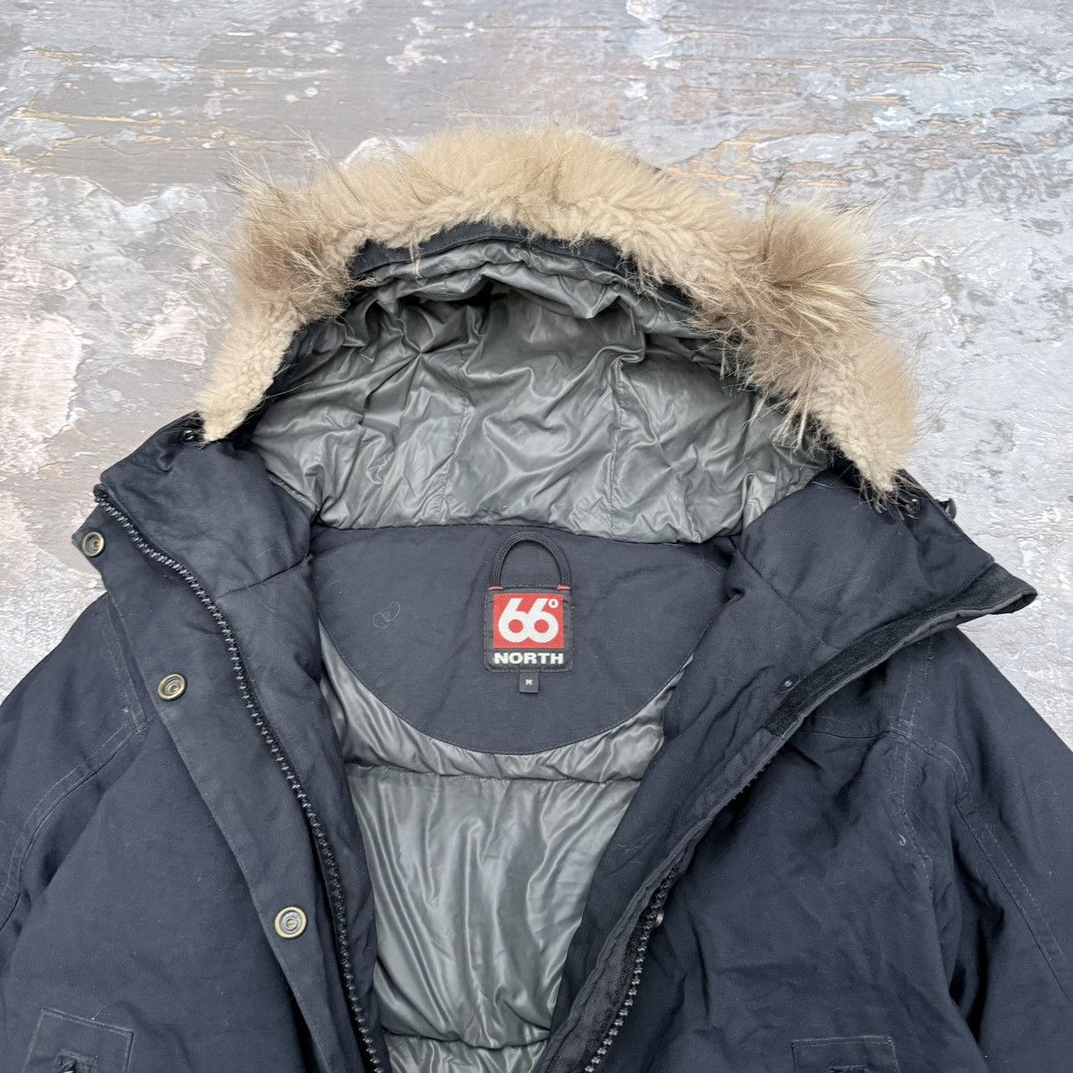 66 North North 66 Iceland Vintage Puffer Down Hooded Jacket Size M / US 6-8 / IT 42-44 - 7 Thumbnail