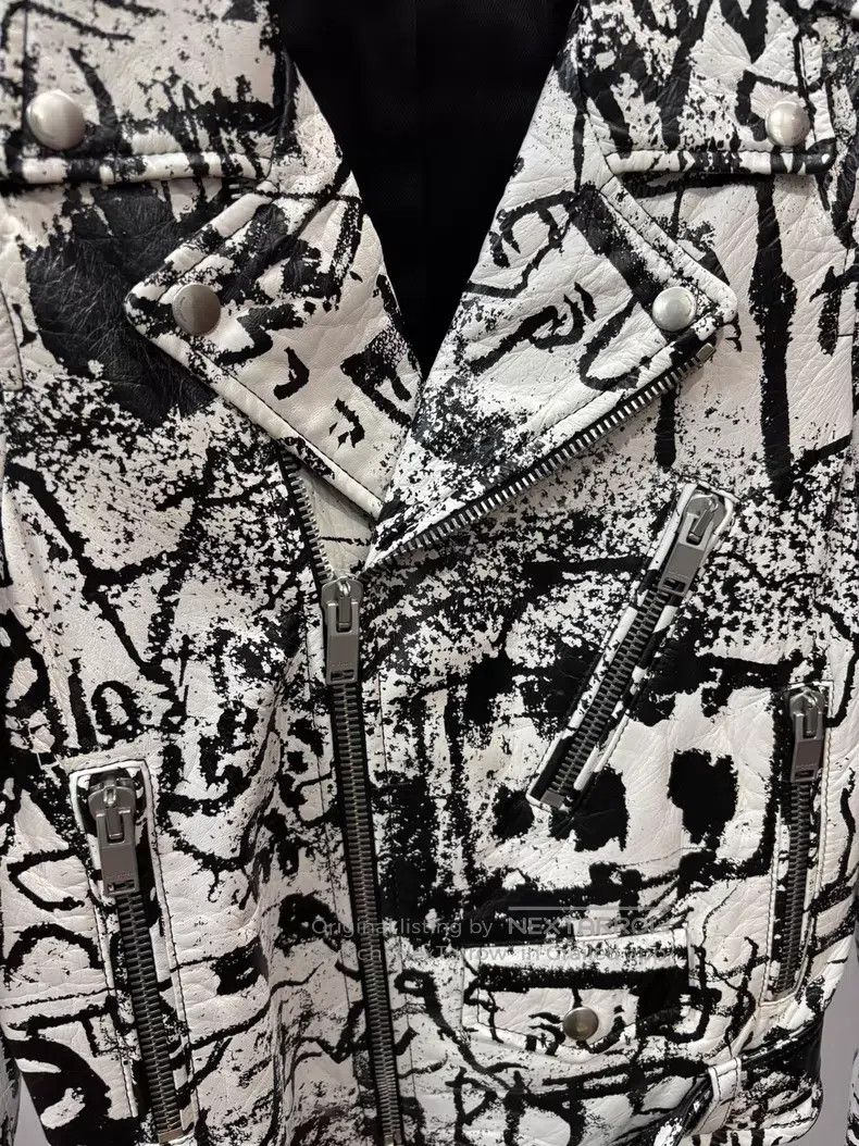 Saint Laurent Paris Saint Laurent Paris Graffiti Jacket Size XS / US 0-2 / IT 36-38 - 5 Thumbnail