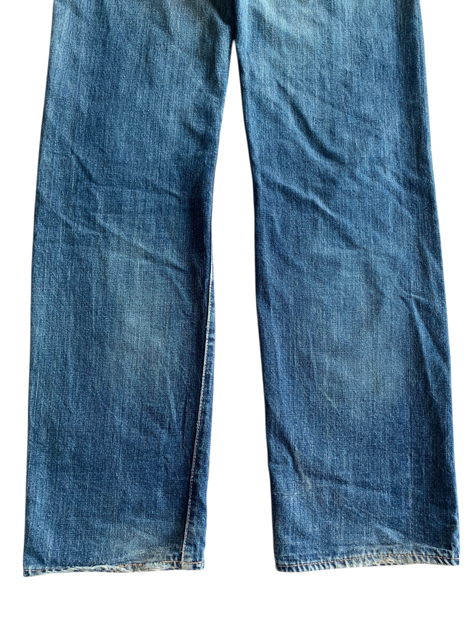 OMNIGOD VINTAGE OMNIGOD SELVEDGE RUSTY JAPANESE DISTRESSED DENIM Size US 29 - 9 Thumbnail