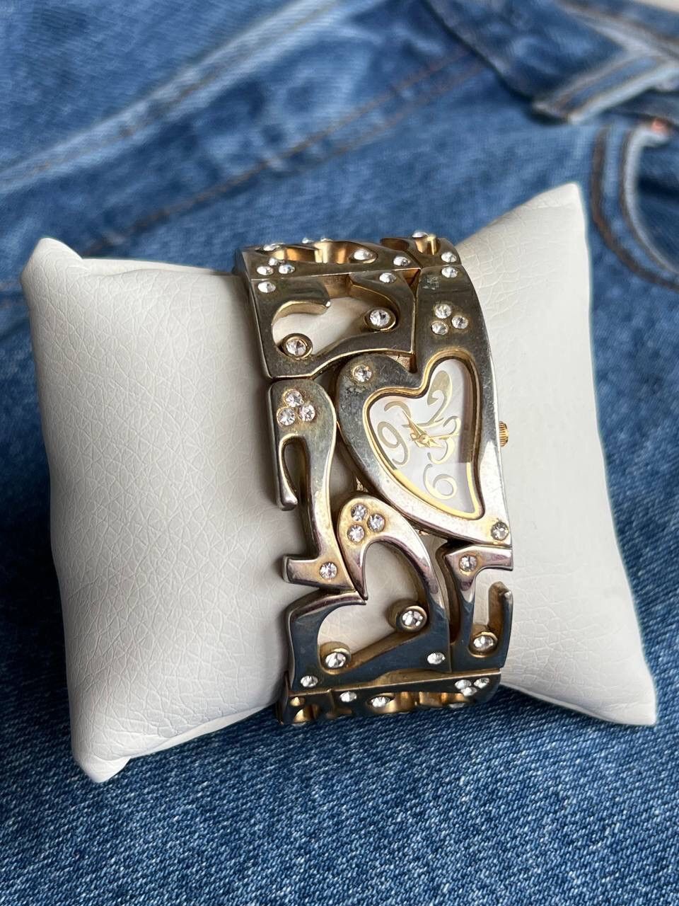 Japanese Brand × Vintage Vintage ❤️ Heart Japanese style futuristic Steel Watch Size ONE SIZE - 1 Thumbnail