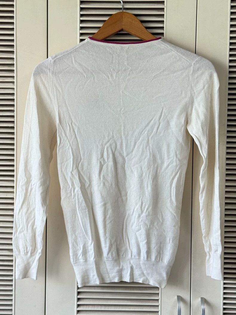 Loewe LOEWE White knit sweater Size S / US 4 / IT 40 - 2 Thumbnail