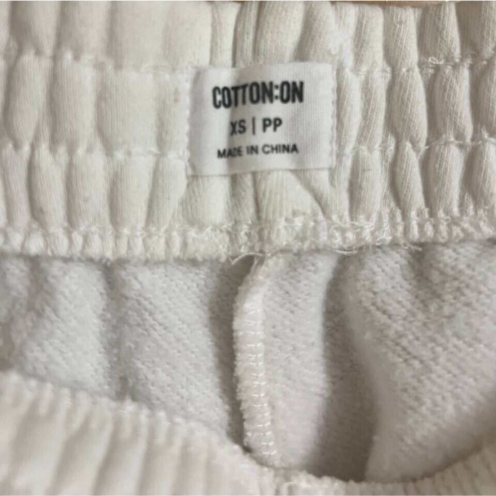 Cotton On COTTON ON Plush Essential Straight White Petite XS A000669 Size 22" - 5 Thumbnail