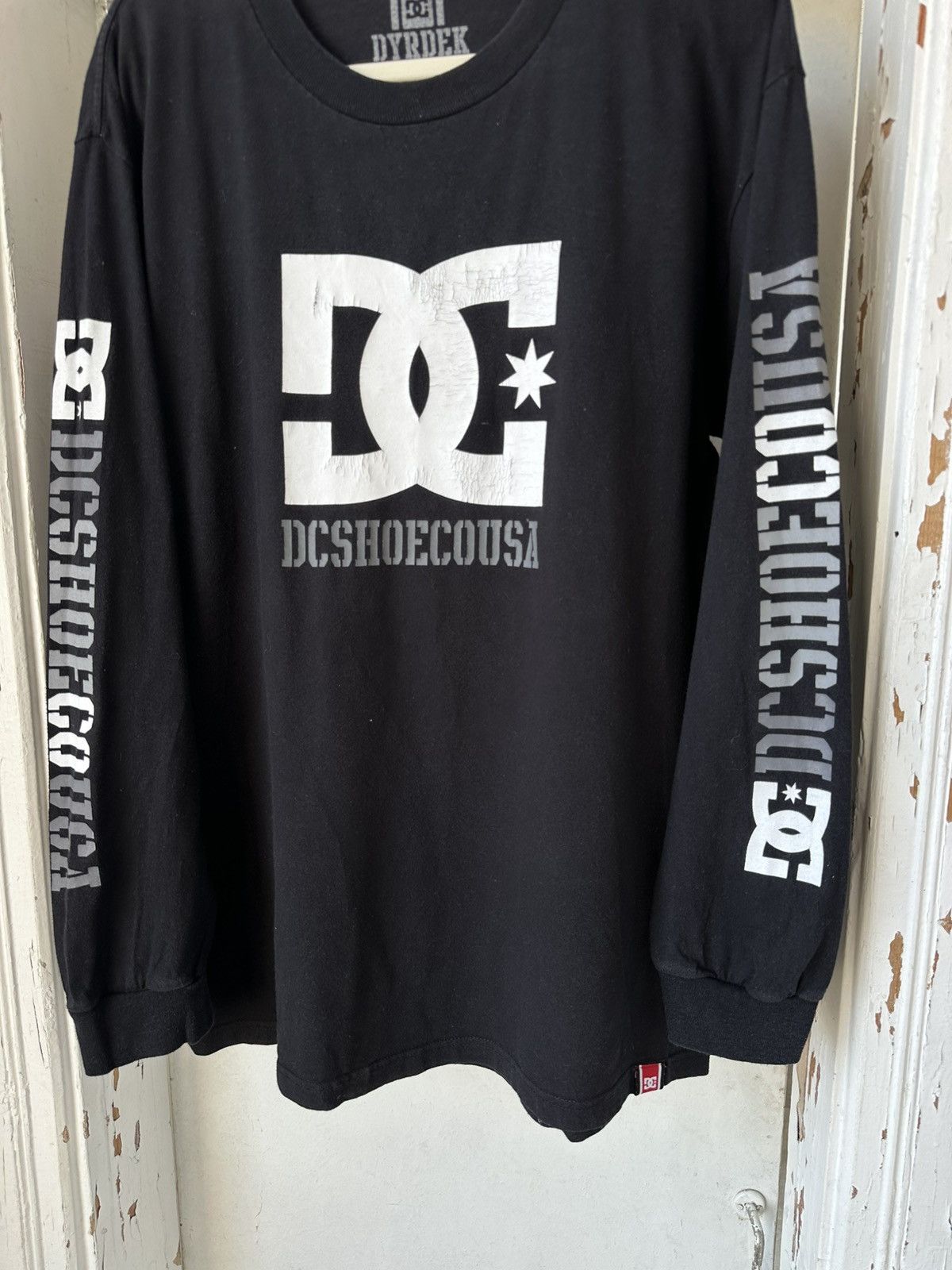 DC Vintage DC Shoes USA Printed Black Long Sleeve Size US L / EU 52-54 / 3 - 4 Thumbnail
