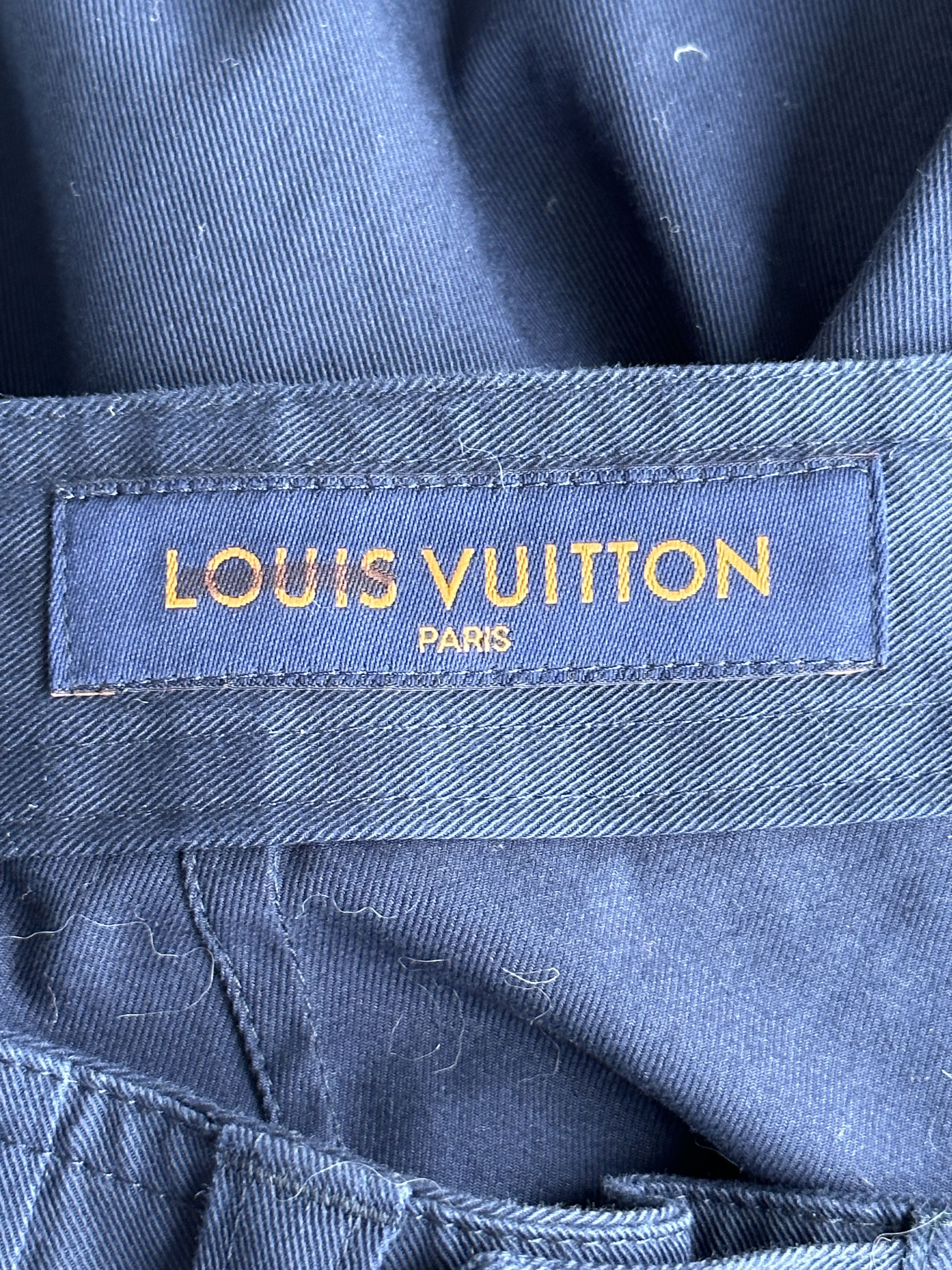 Louis Vuitton Louis Vuitton Navy Cargo Pants Size US 32 / EU 48 - 3 Thumbnail