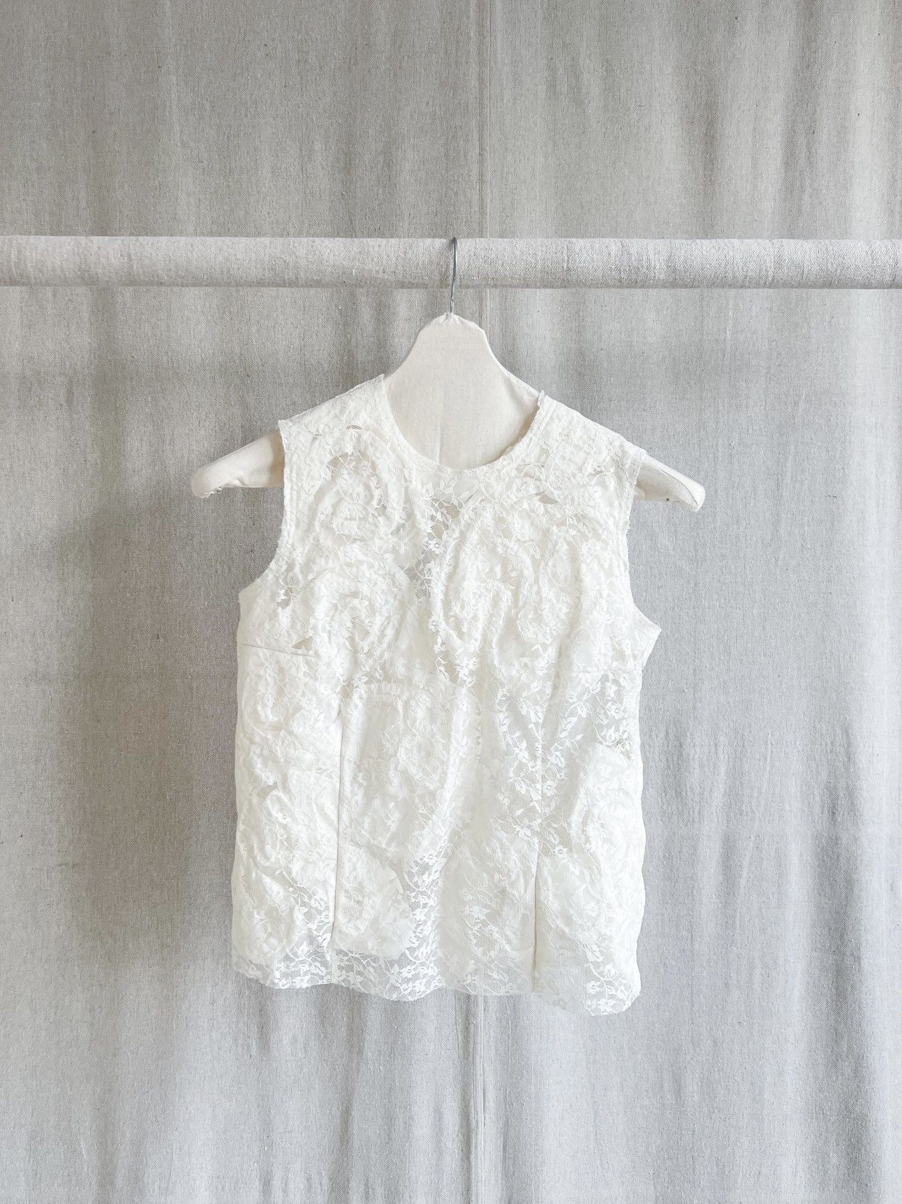 Comme des Garcons Comme des Garcons AW15 Tailored Lace Blouse Size S / US 4 / IT 40 - 4 Thumbnail