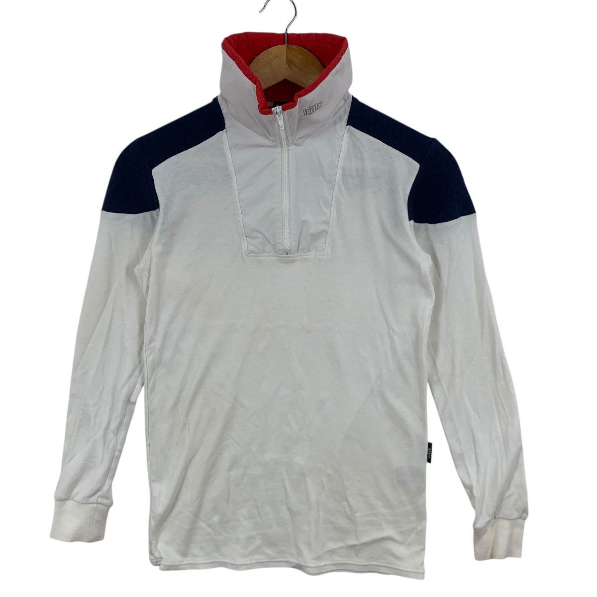 Asics Vintage 90s ASICS KILLY JAPAN Half Zipper Sweater Tee Shirt Size XXS / US 00 / IT 34 - 5 Thumbnail