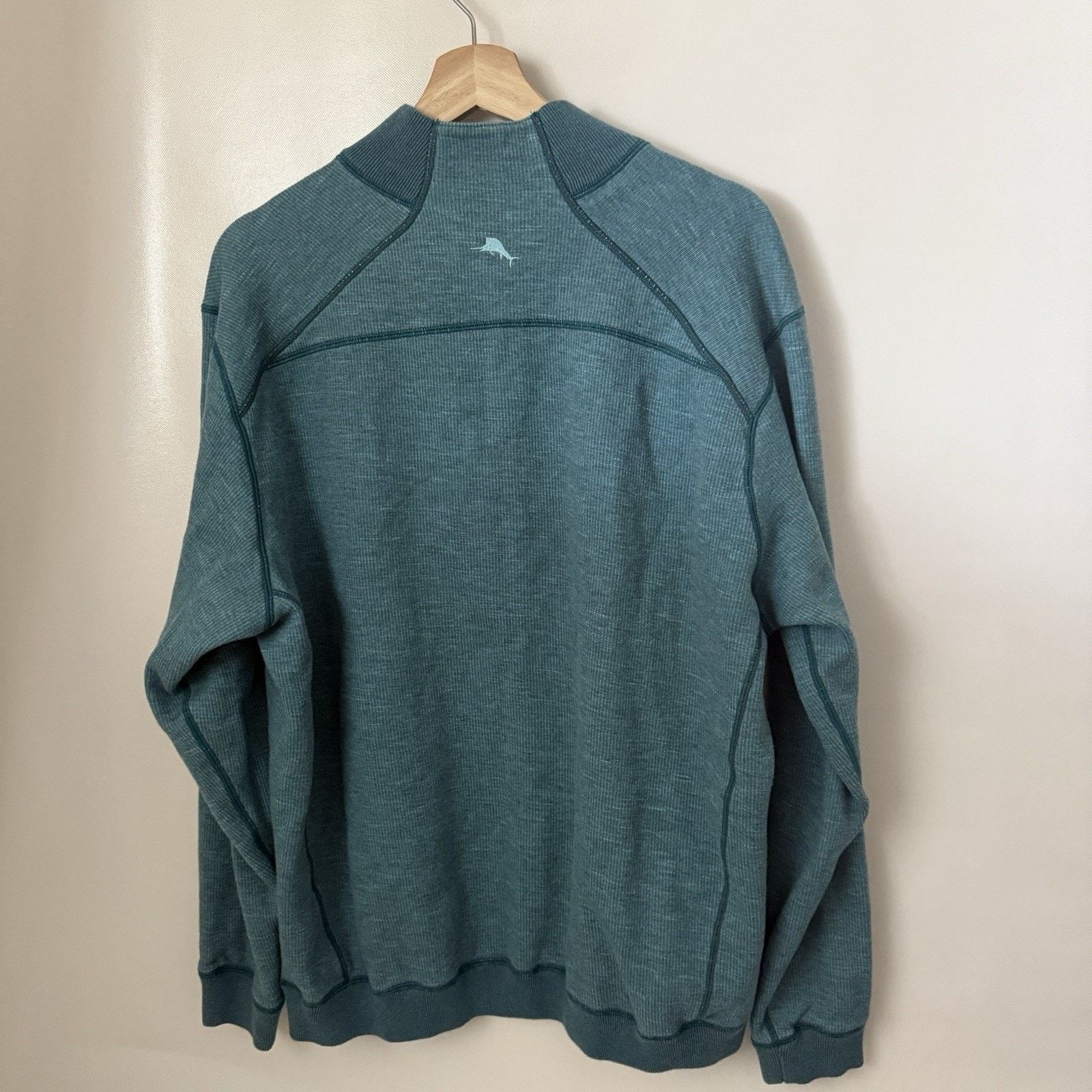Tommy Bahama Tommy Bahama Flipsider Reversible Sweater Quarter-Zip Beach Size US L / EU 52-54 / 3 - 2 Thumbnail