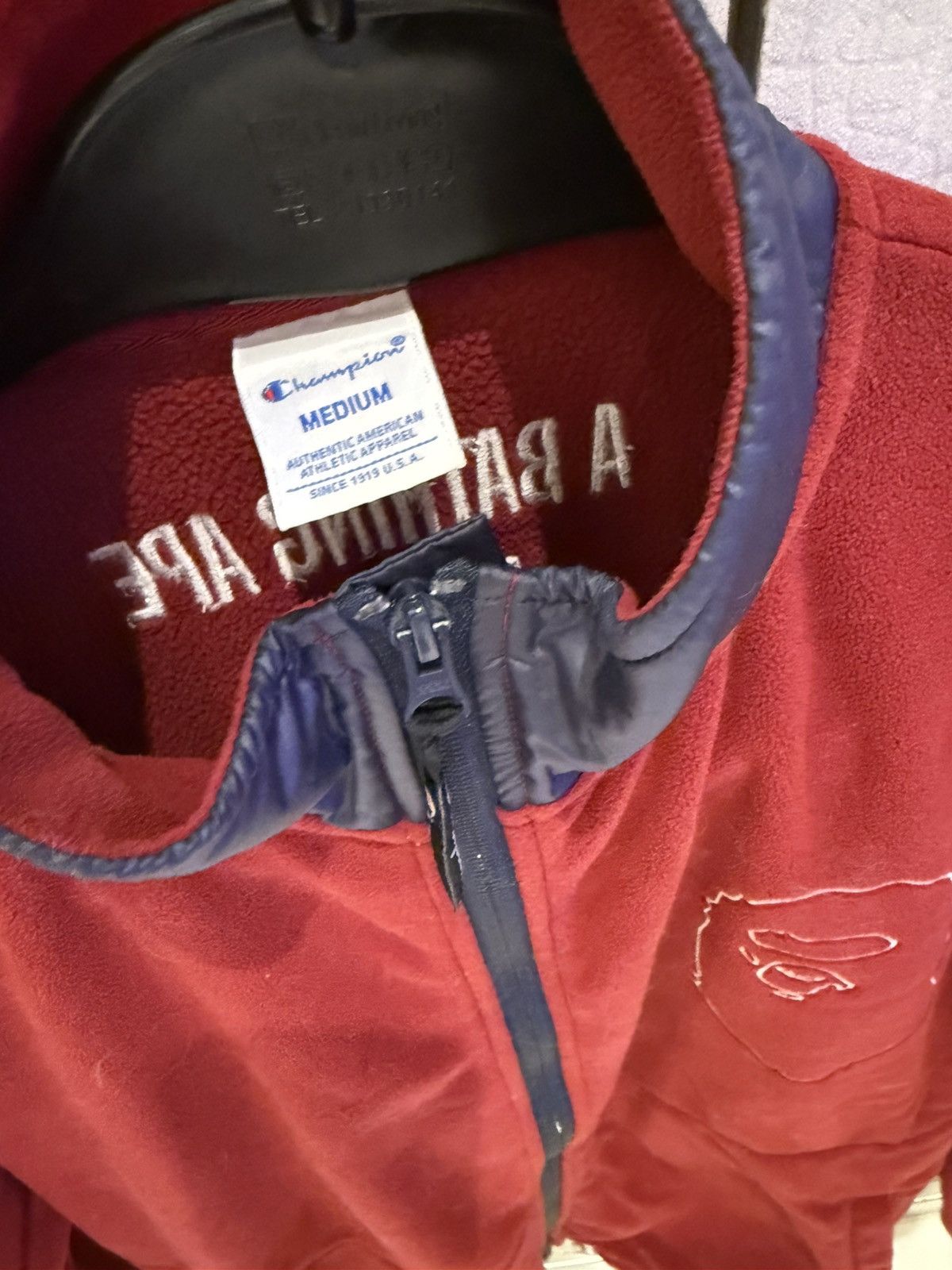 Bape Bape x Champion Polartec Fleece Jacket Size US M / EU 48-50 / 2 - 5 Thumbnail