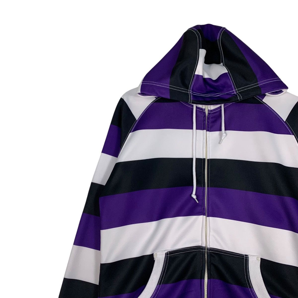 Empyre EMPYRE Striped Zipper Hoodies Sweatshirt #1249-C56 Size US L / EU 52-54 / 3 - 6 Thumbnail