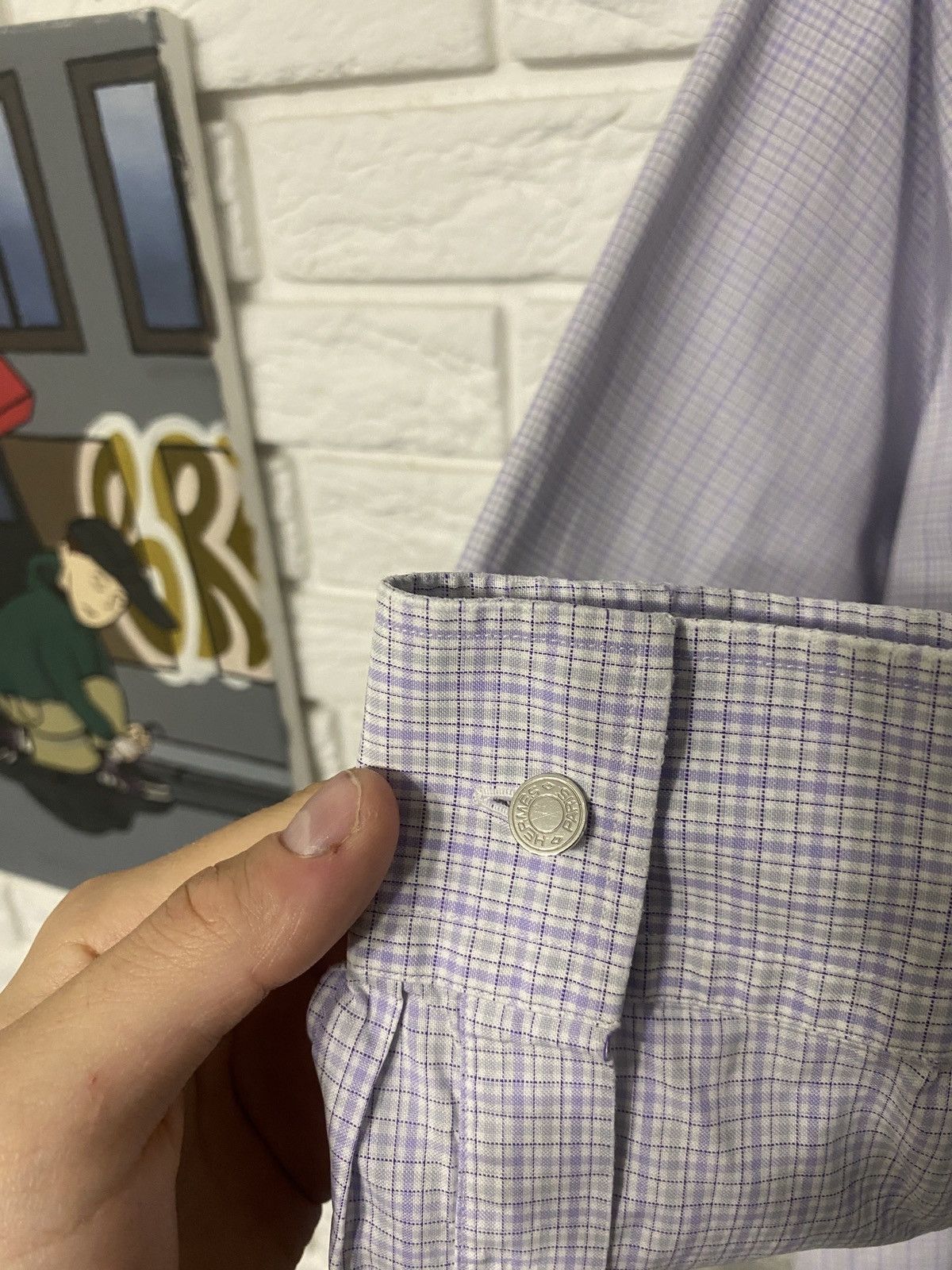 Hermes Hermes rare luxury shirt Size US L / EU 52-54 / 3 - 4 Thumbnail