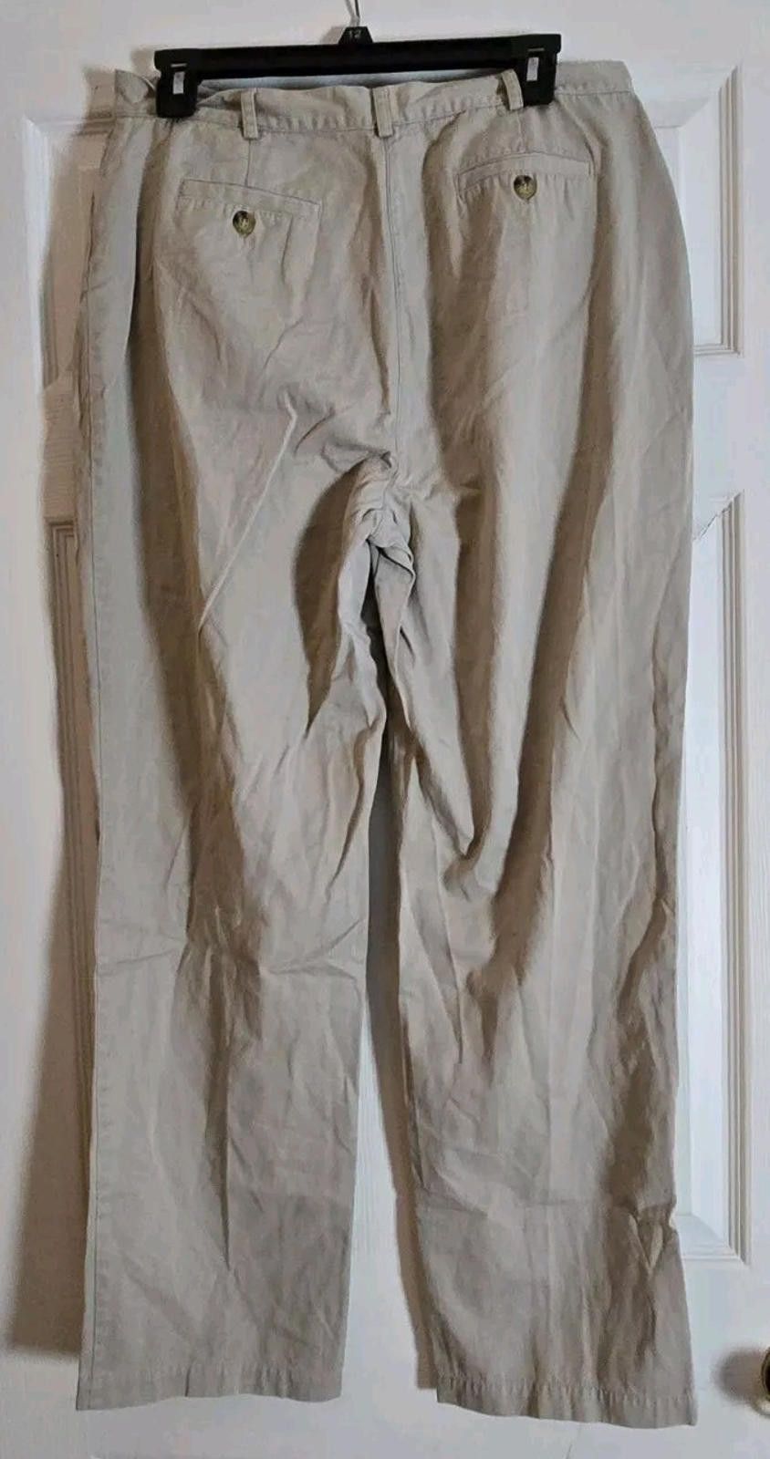 Other Christopher & banks Womens Dress Slacks Pants Size 10 Khaki Size 32" / US 10 / IT 46 - 3 Thumbnail