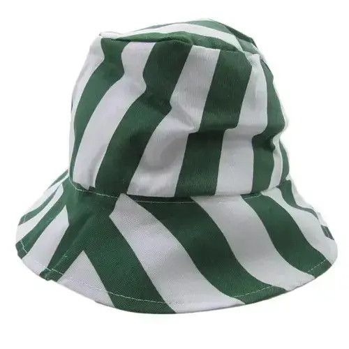 Designer Green White Hat Size ONE SIZE - 3 Thumbnail