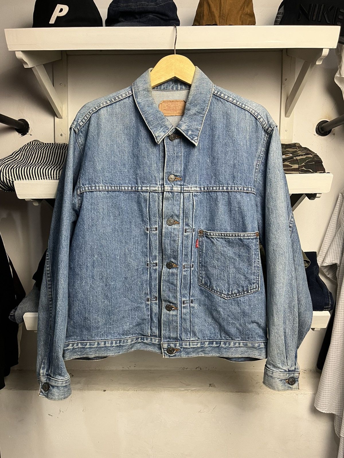 Levi's 1990s Levis Type 1 70702 Trucker Denim Jacket Size US M / EU 48-50 / 2 - 2 Thumbnail